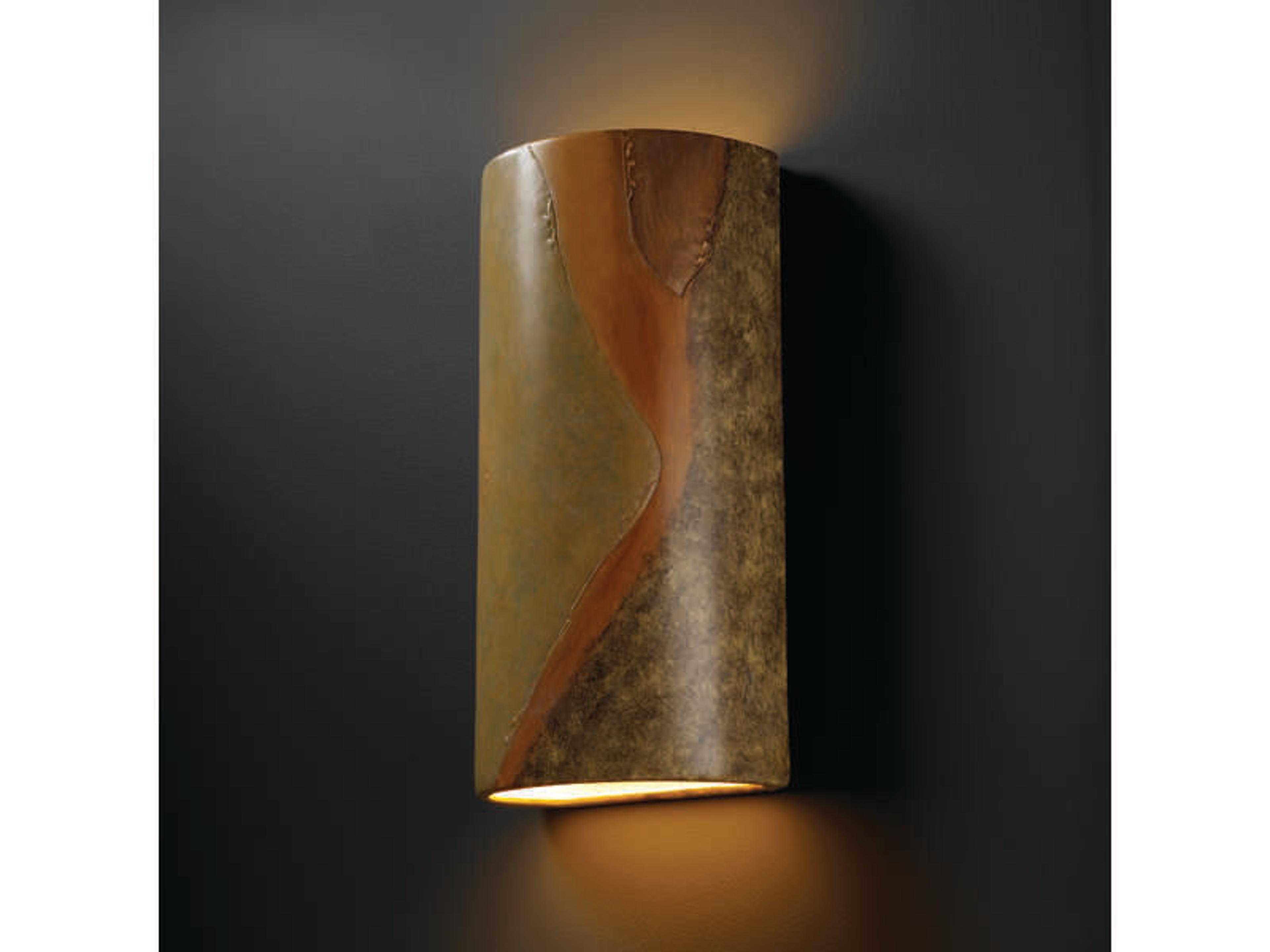 Justice Design Group Ambiance 2-Light Brass Wall Sconce