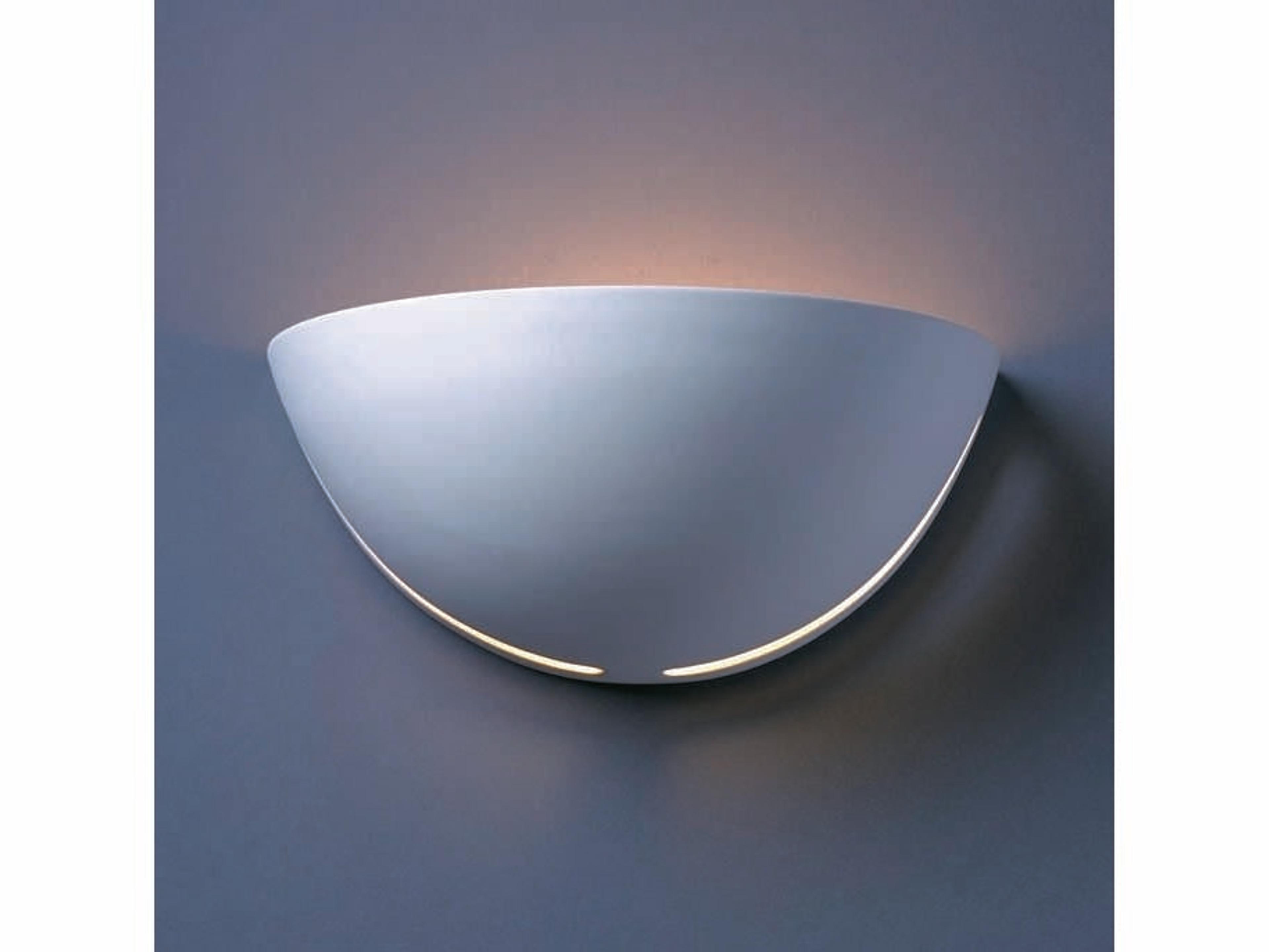 Justice Design Group Ambiance 1-Light White Wall Sconce