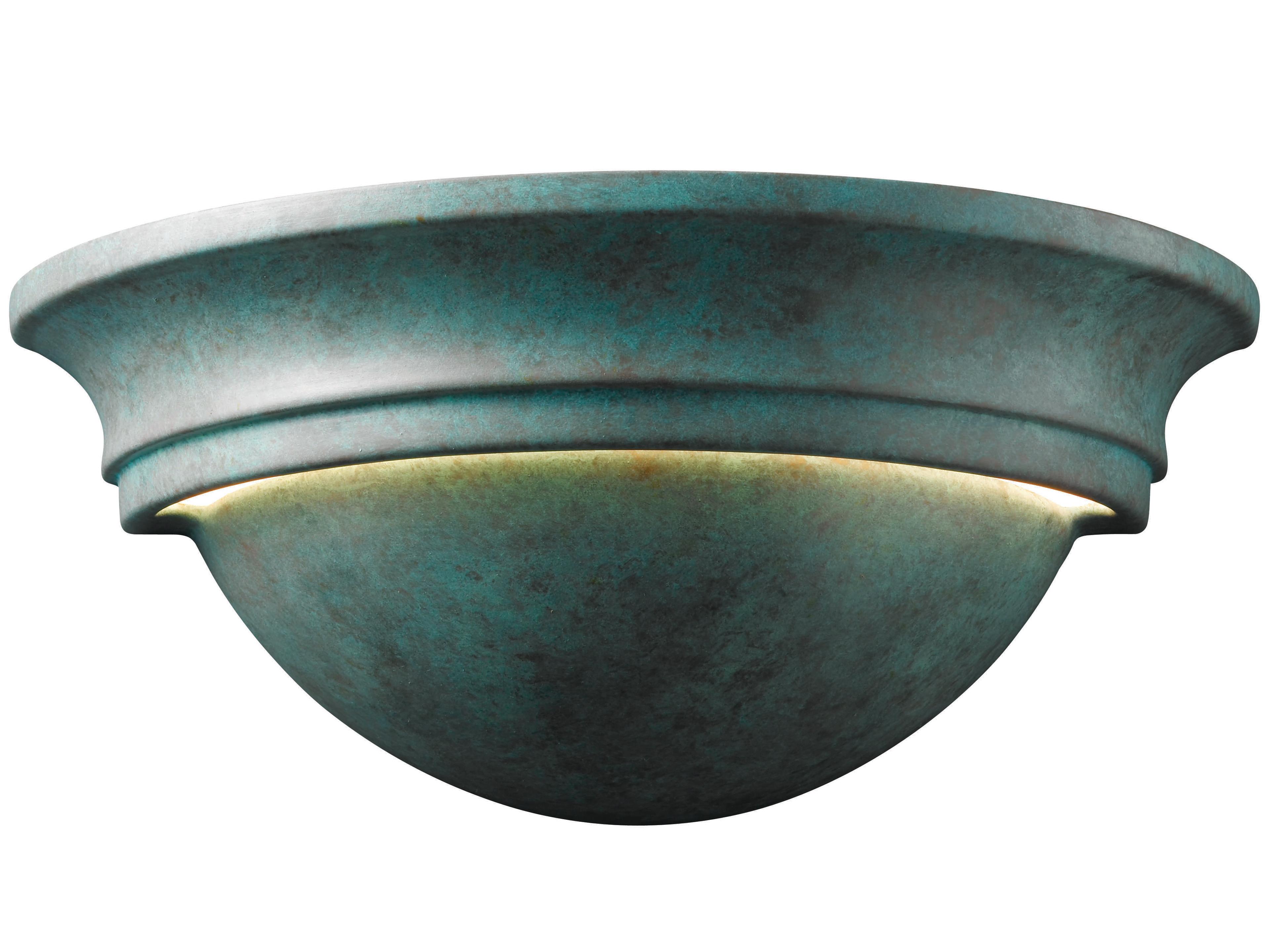 Justice Design Group Ambiance 2-Light White Wall Sconce