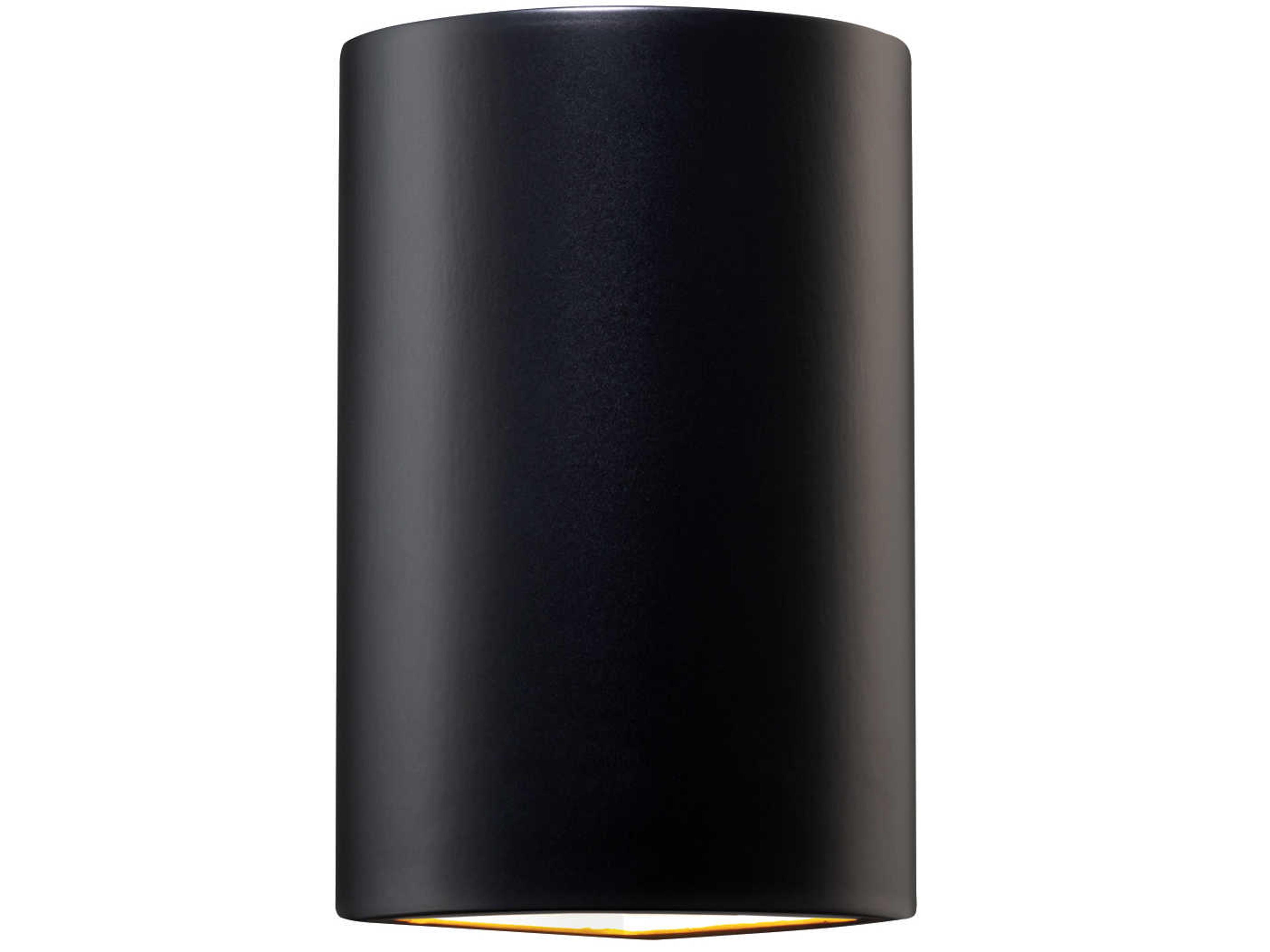 Justice Design Group Ambiance 1-Light White Wall Sconce