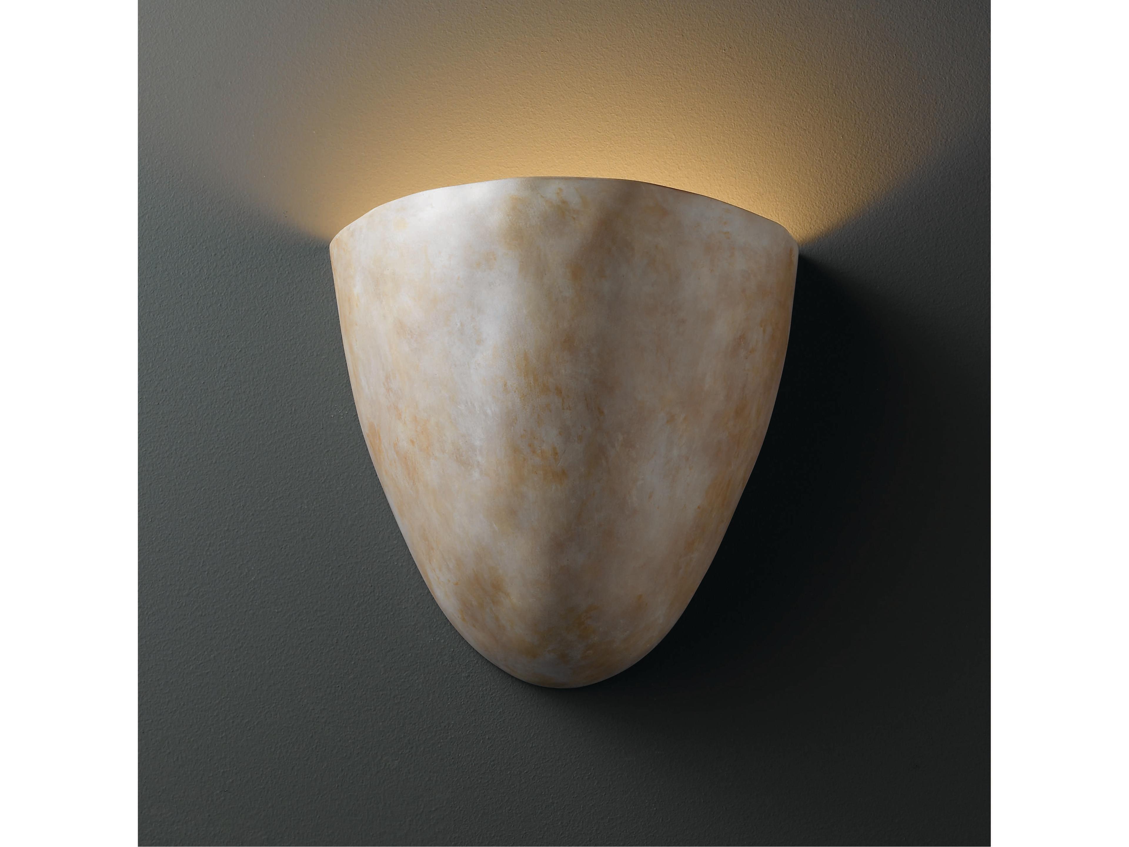 Justice Design Group Ambiance 1-Light Brown Wall Sconce