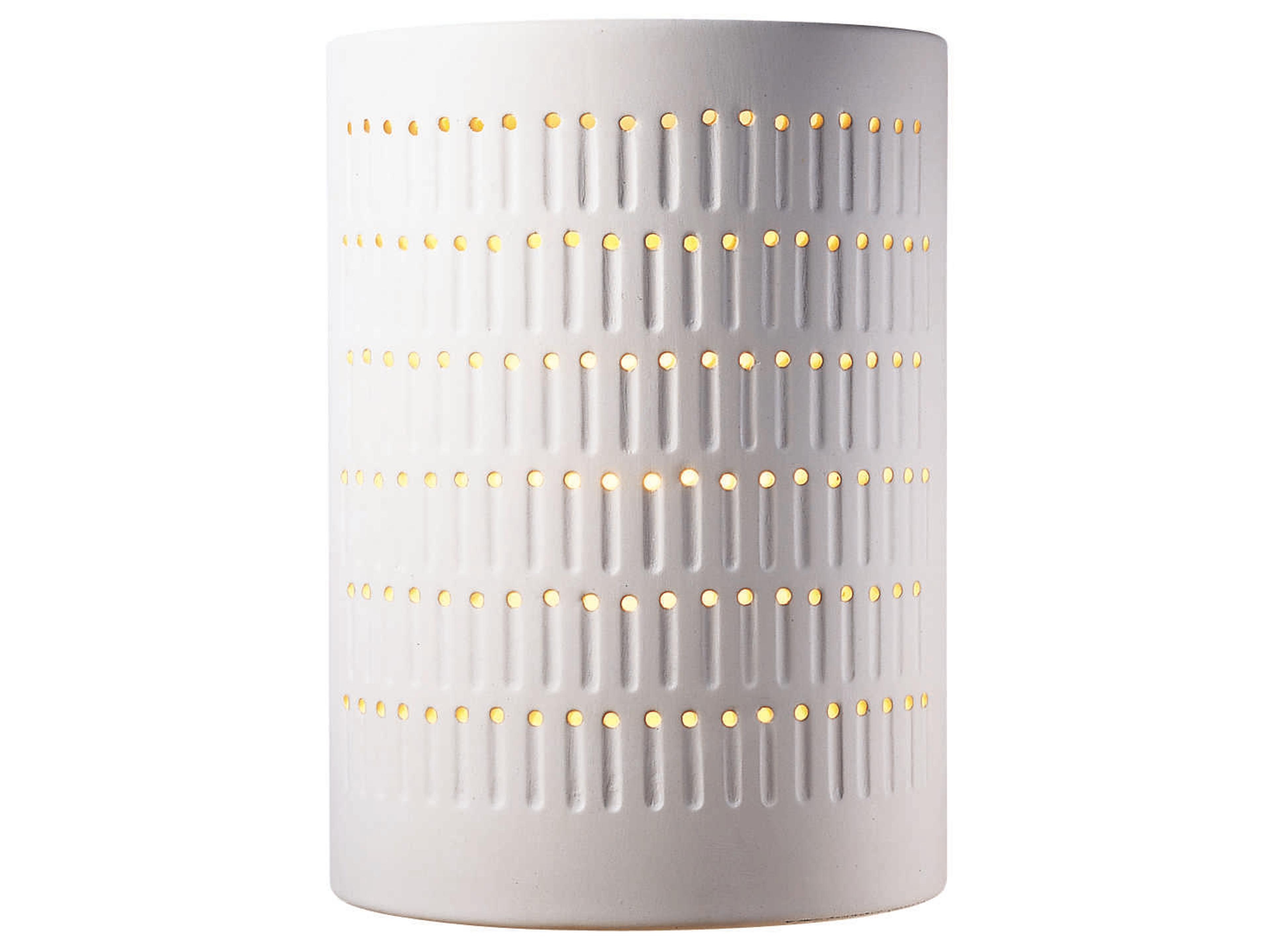 Ambiance 2-Light White Wall Sconce