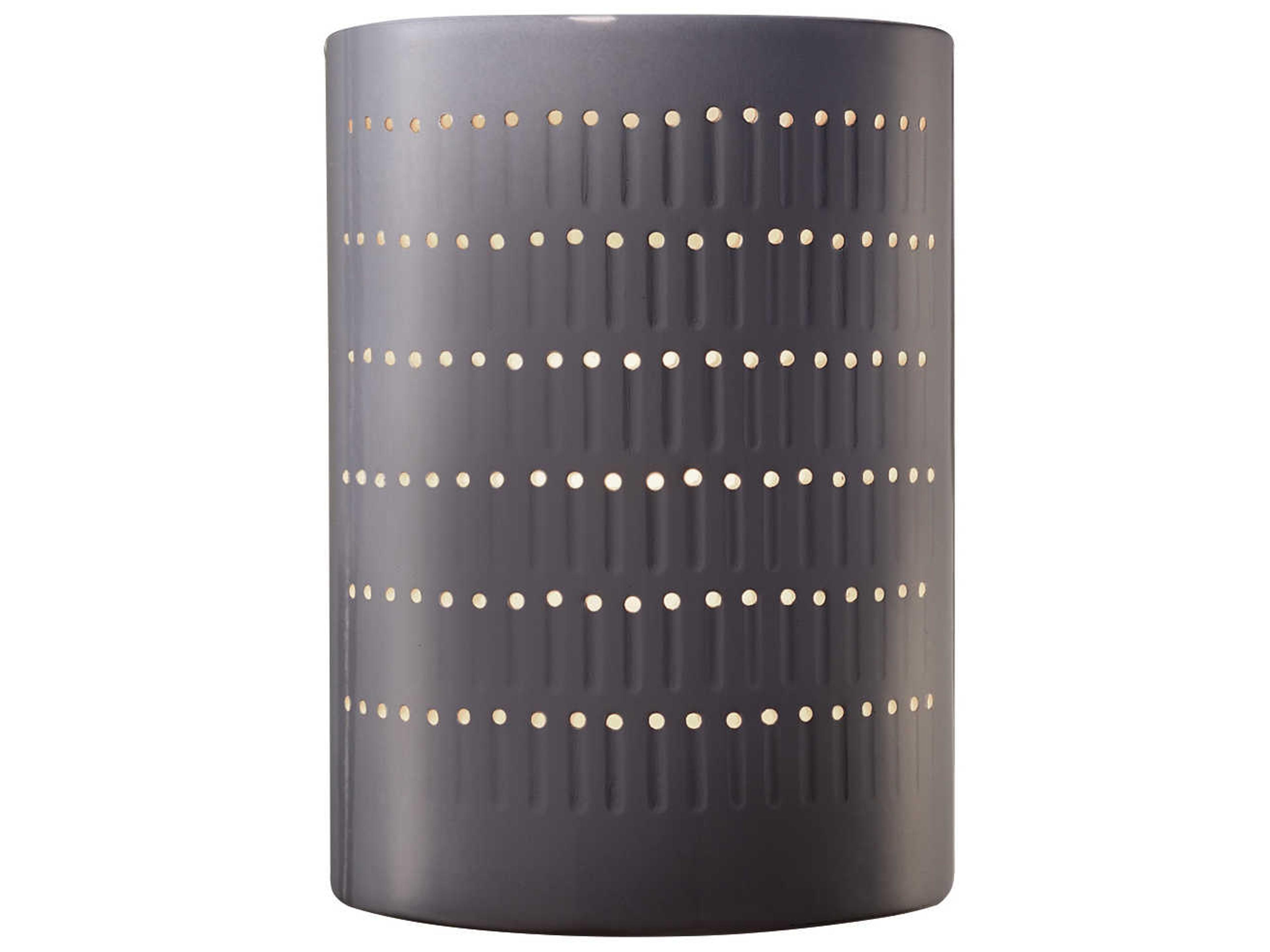 Justice Design Group Ambiance 2-Light White Wall Sconce