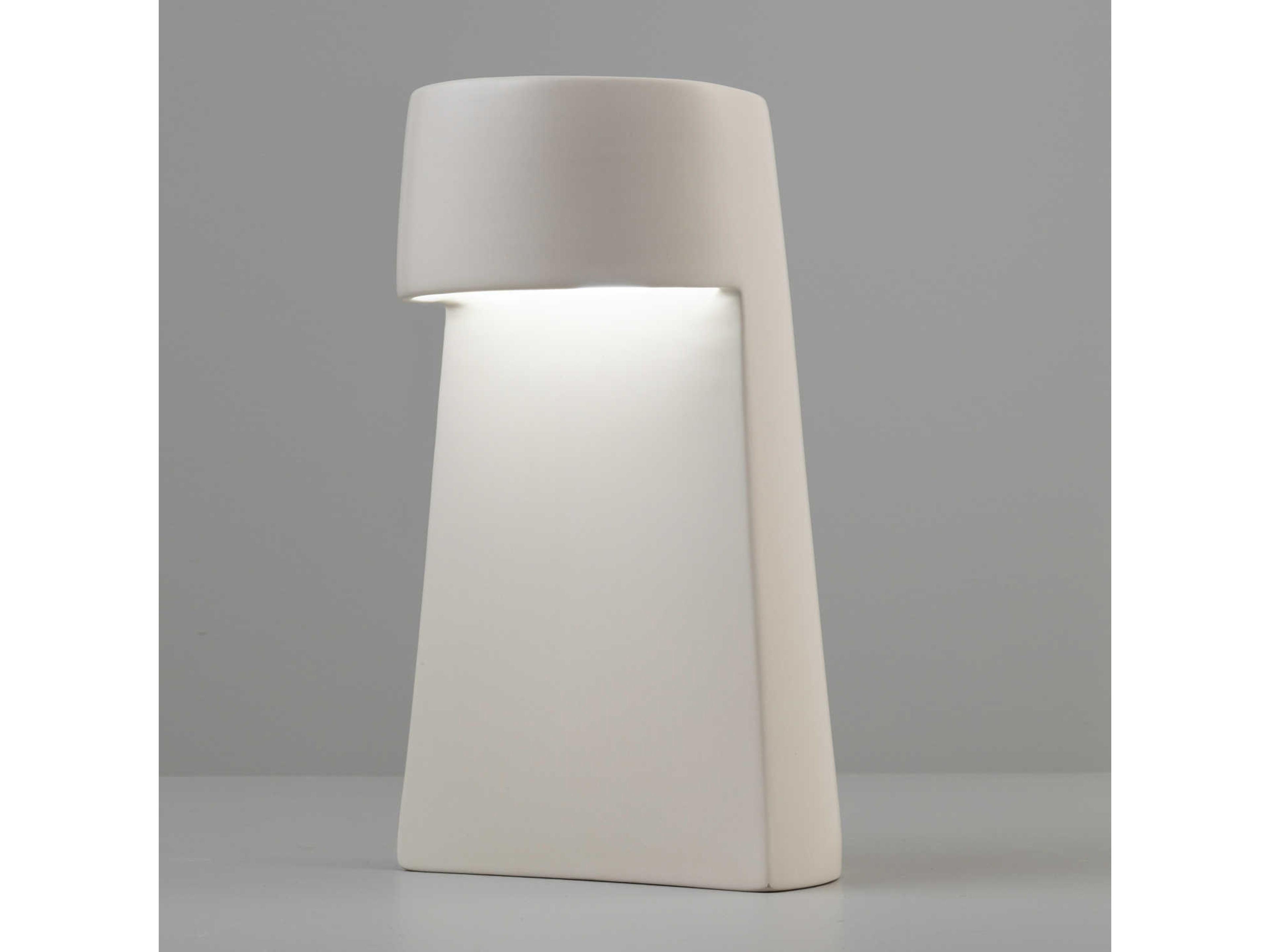 Justice Design Group Portable Beam White LED Table Lamp