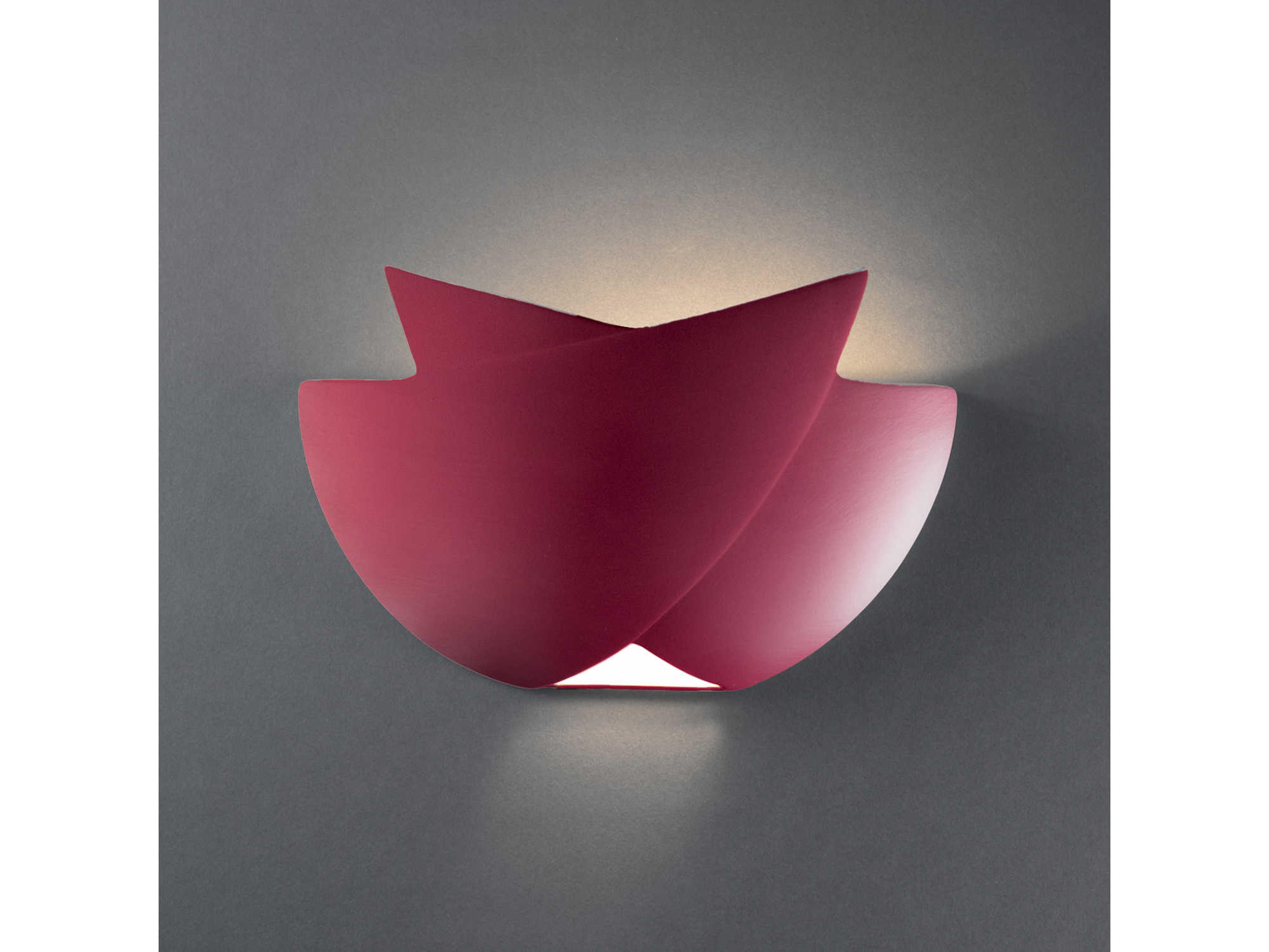 Justice Design Group Ambiance 1-Light White Wall Sconce
