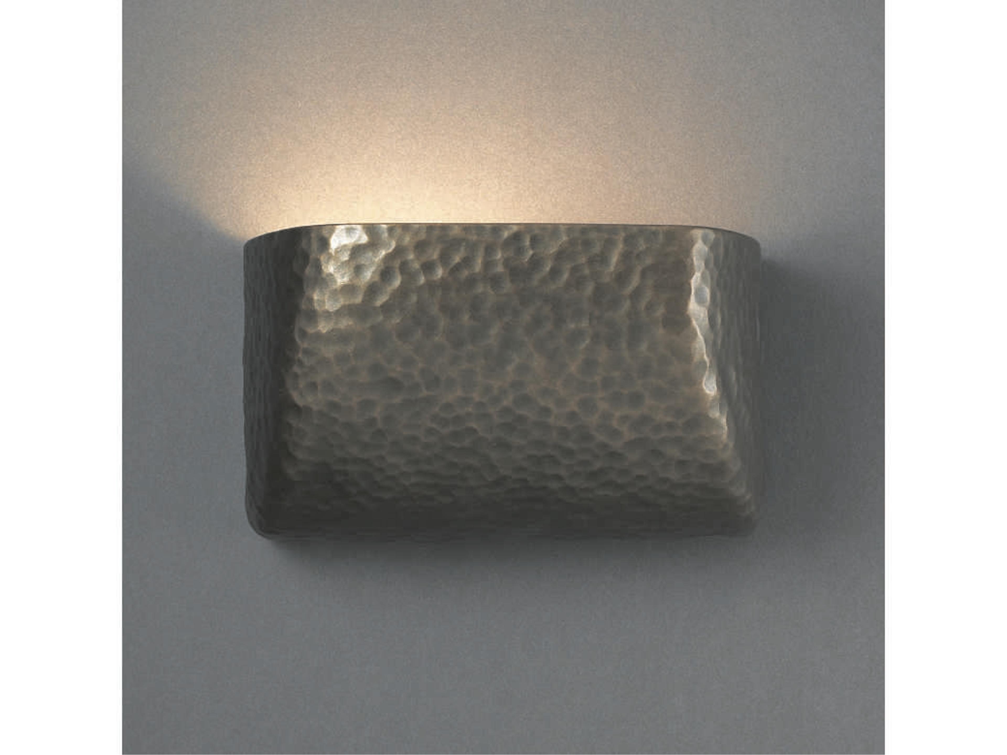 Justice Design Group Ambiance 1-Light Black Wall Sconce