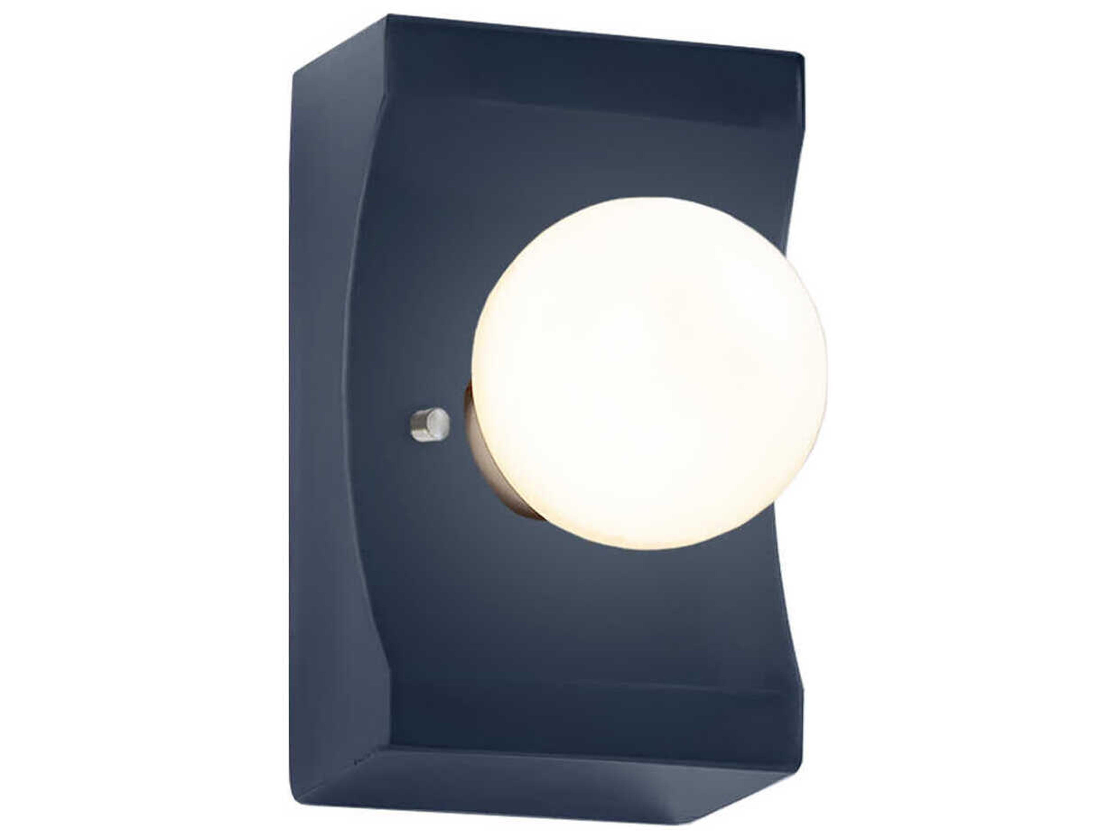 Justice Design Group Ambiance 1-Light Gray Wall Sconce