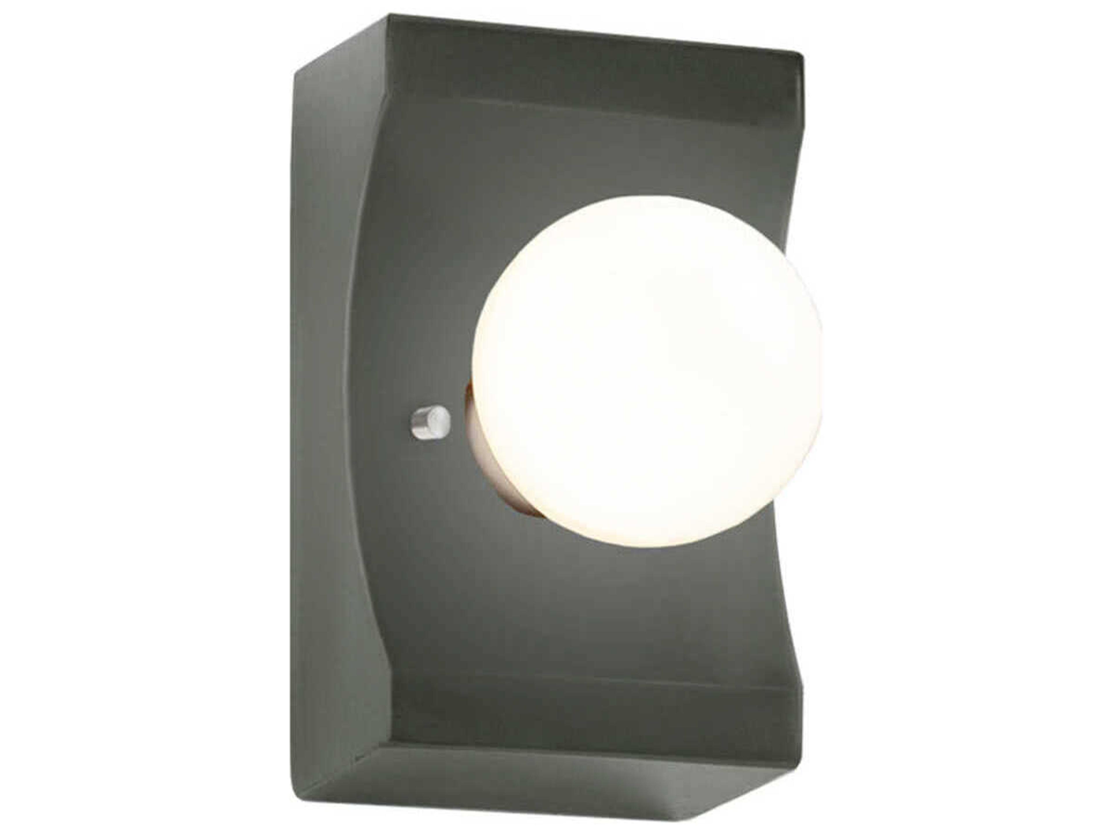 Justice Design Group Ambiance 1-Light Gray Wall Sconce