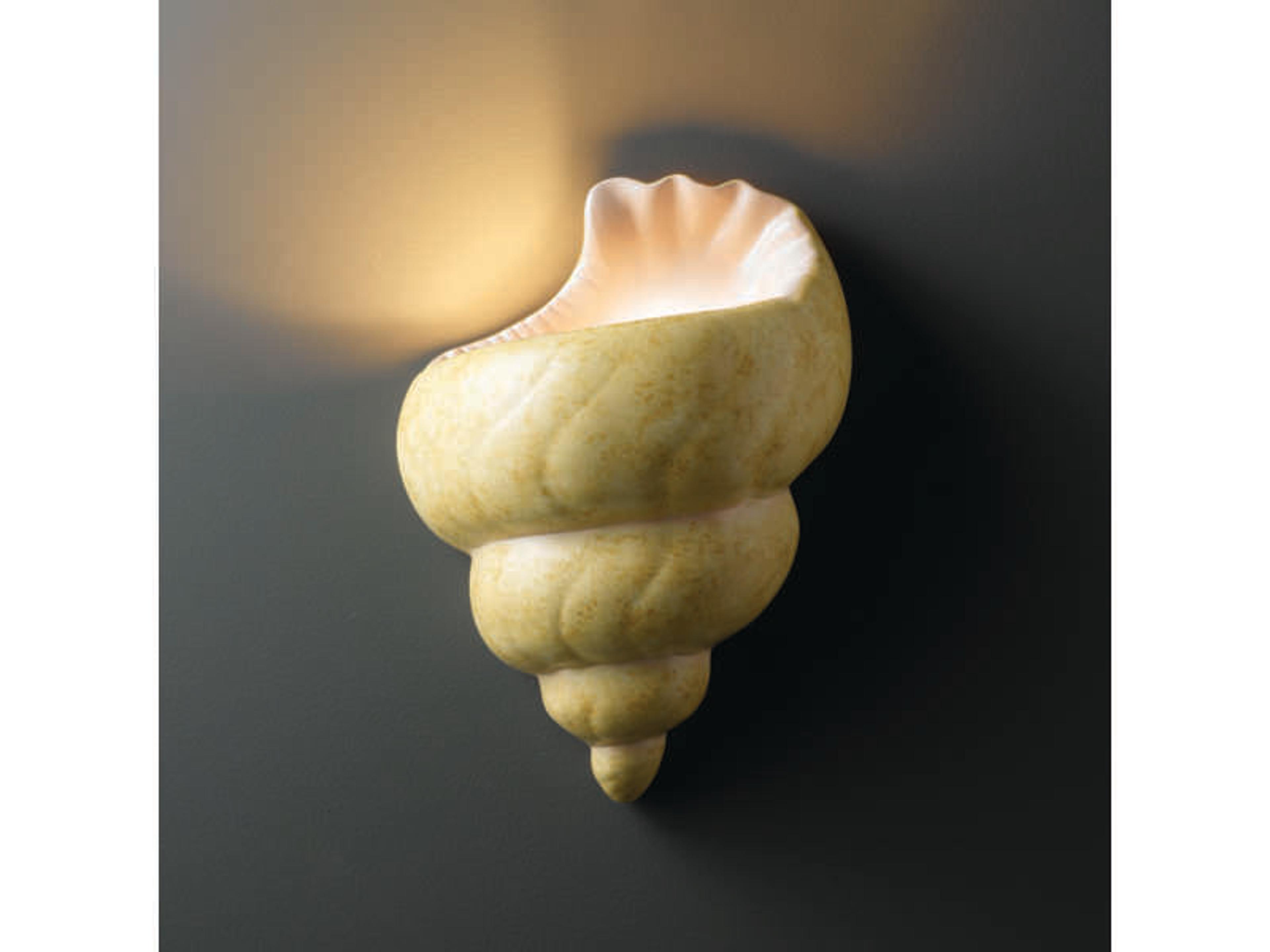 Justice Design Group Ambiance 1-Light White Wall Sconce