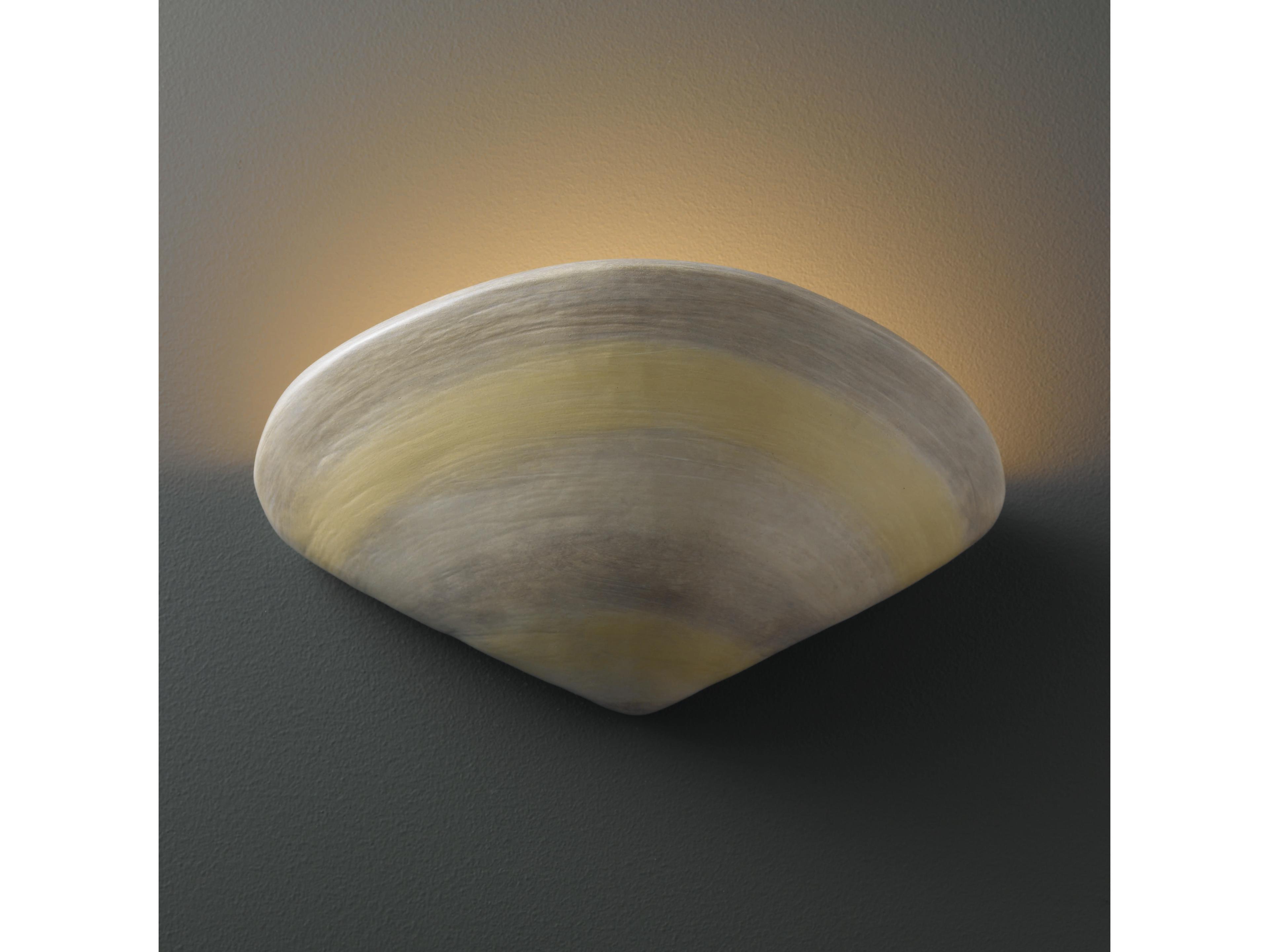 Justice Design Group Ambiance 1-Light Gray Wall Sconce