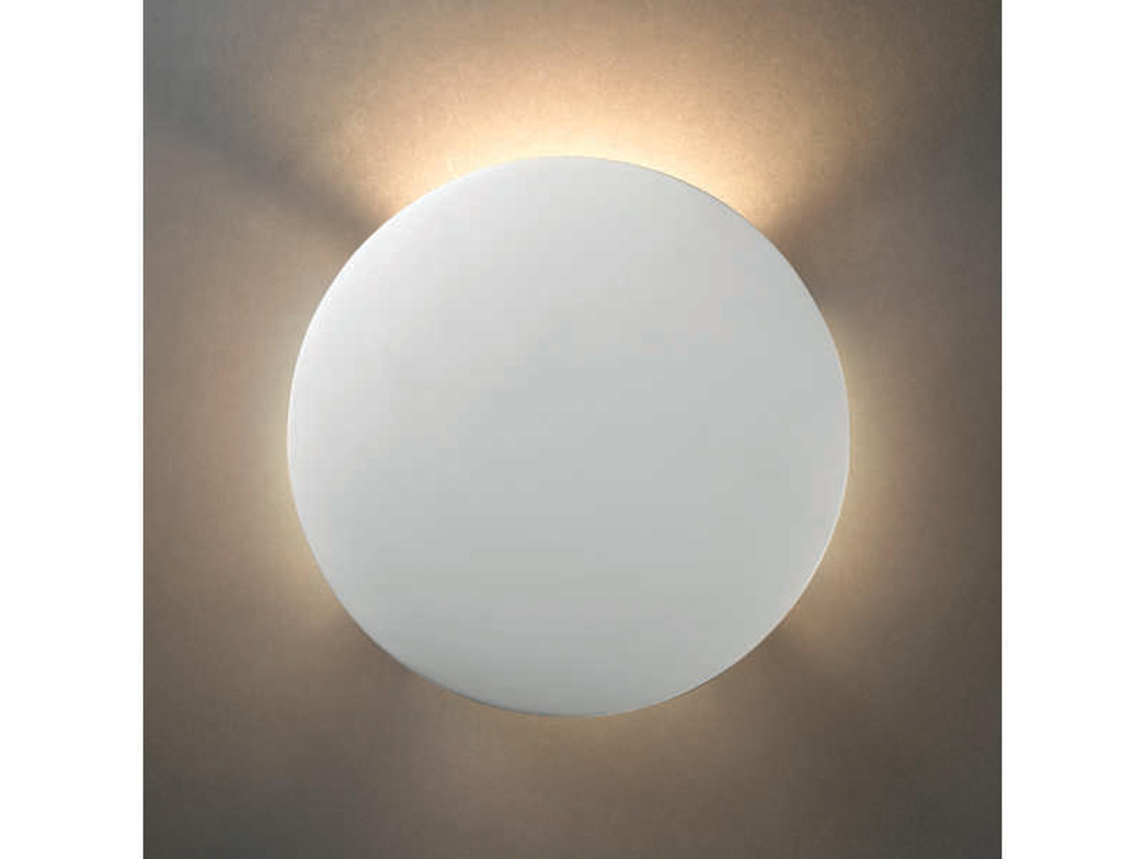 Justice Design Group Ambiance 1-Light White Wall Sconce