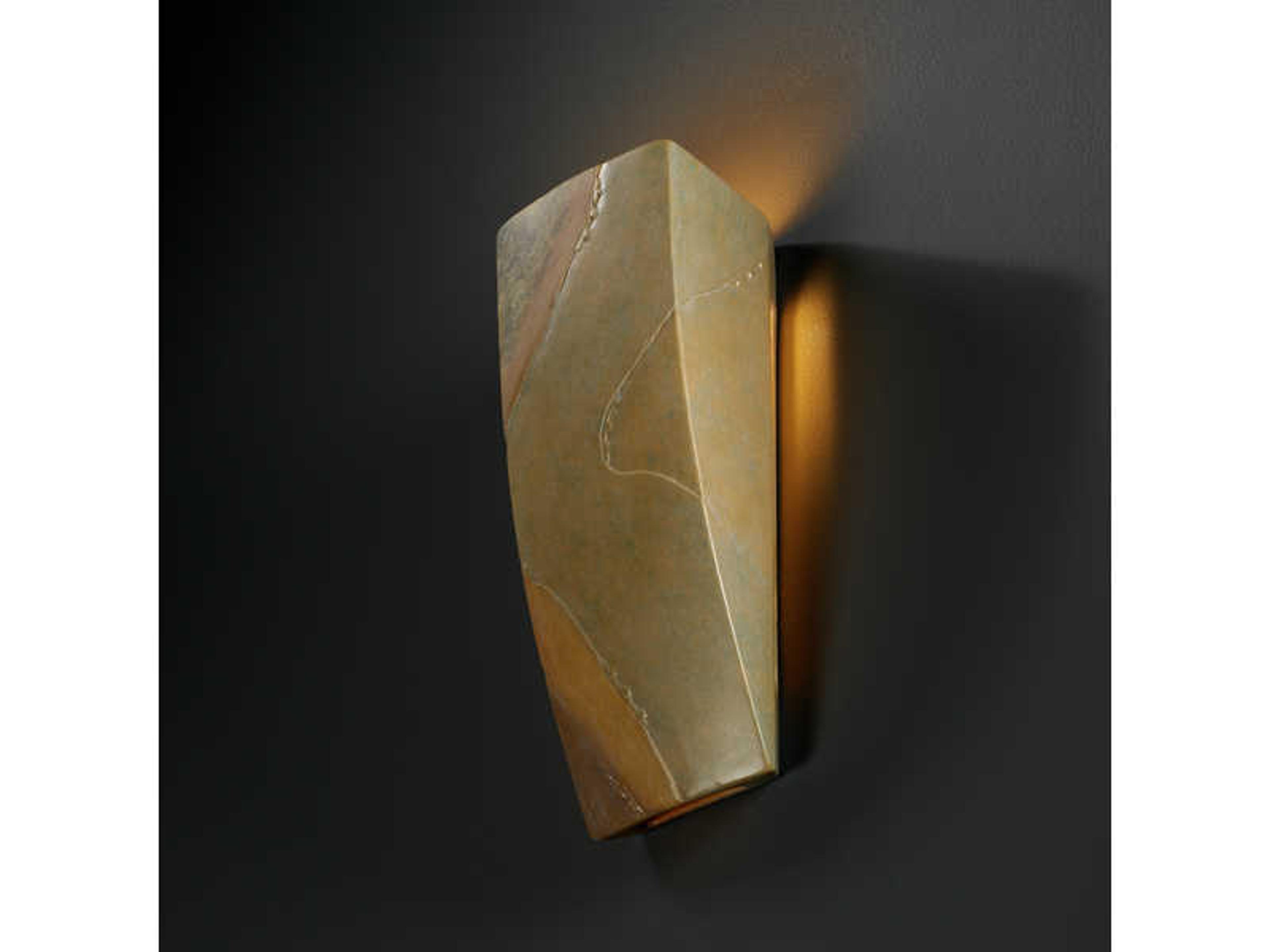 Justice Design Group Ambiance 1-Light Brass Wall Sconce
