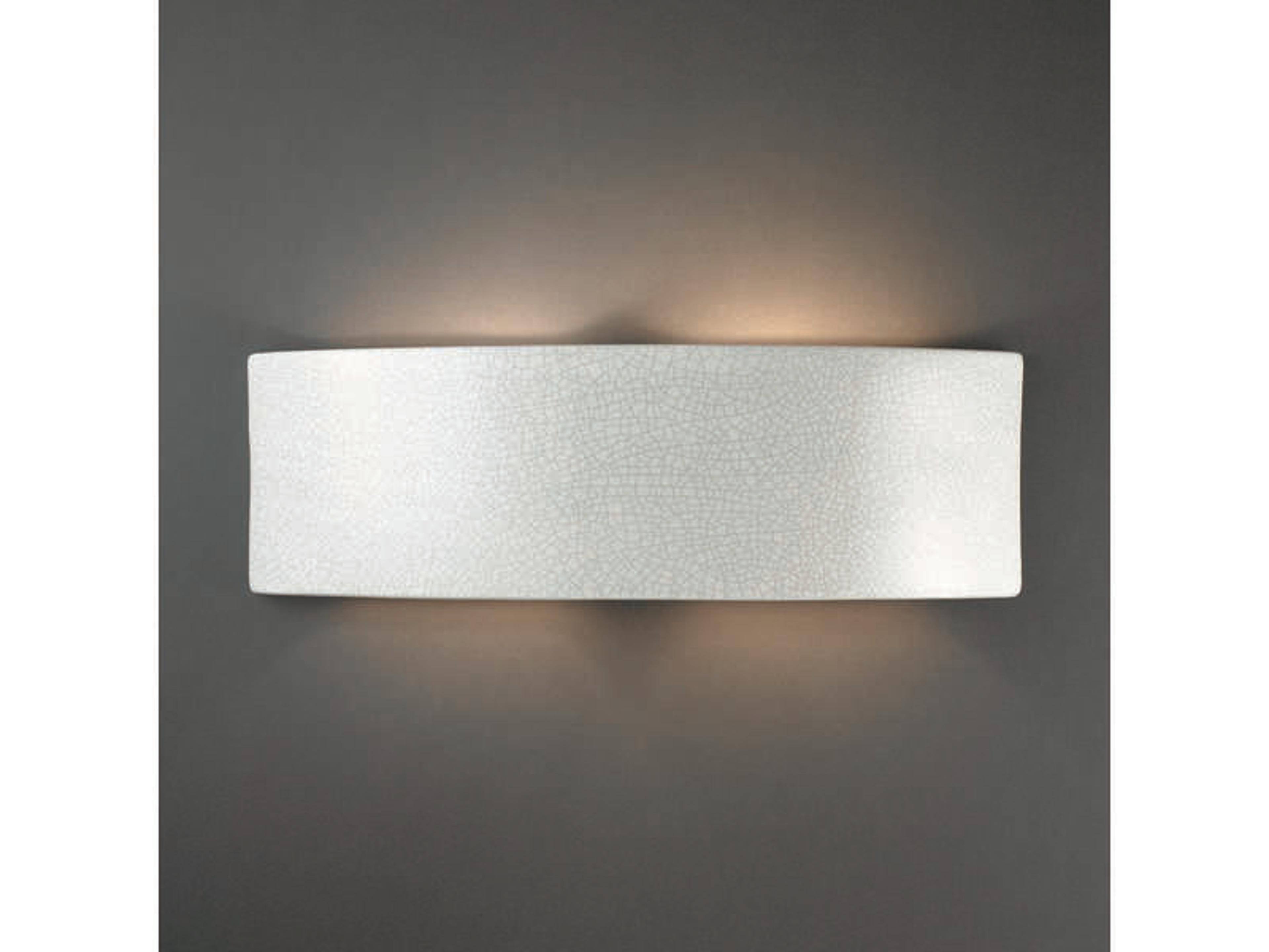 Justice Design Group Ambiance 2-Light White Wall Sconce