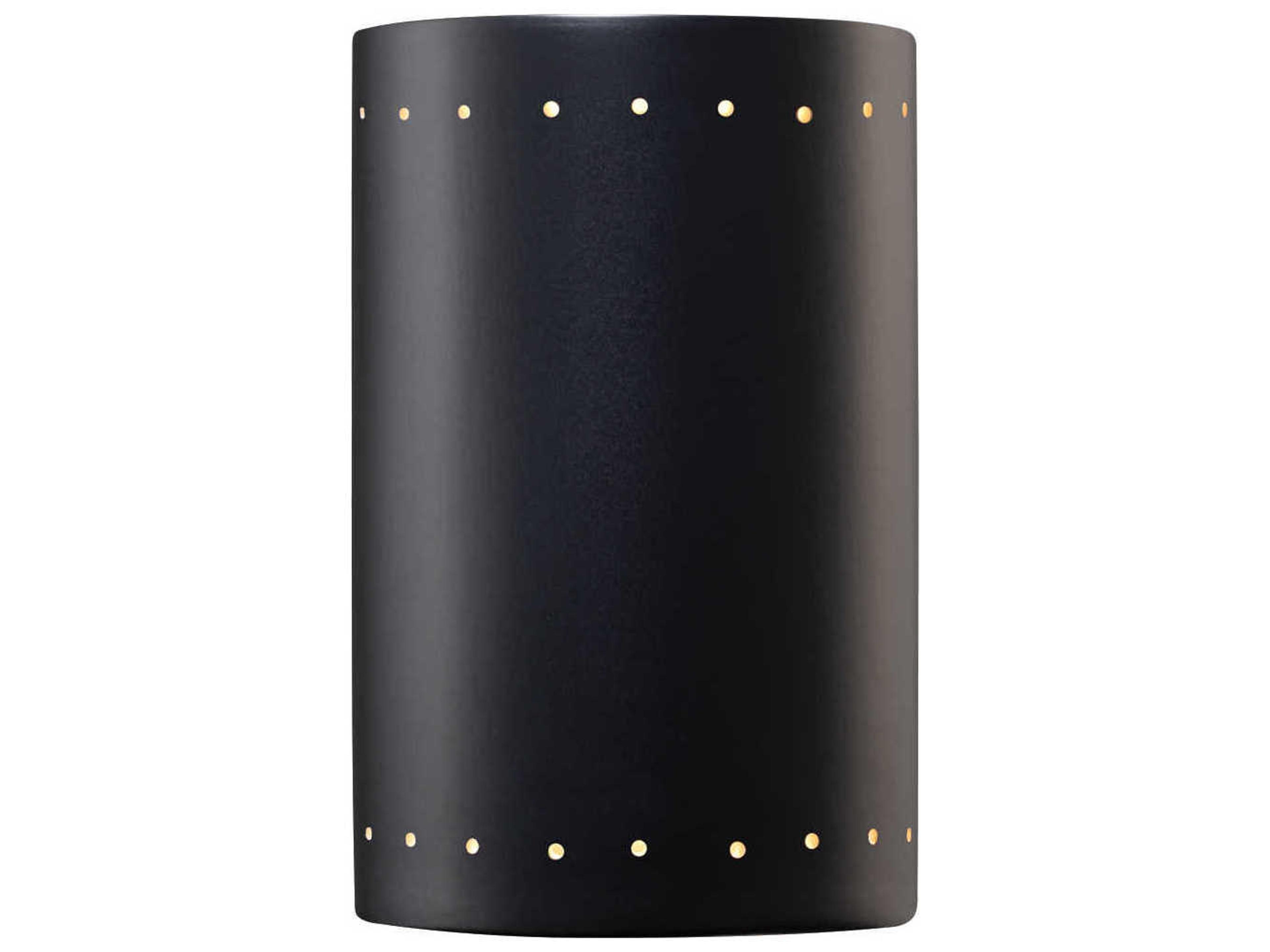 Justice Design Group Ambiance 2-Light White Wall Sconce