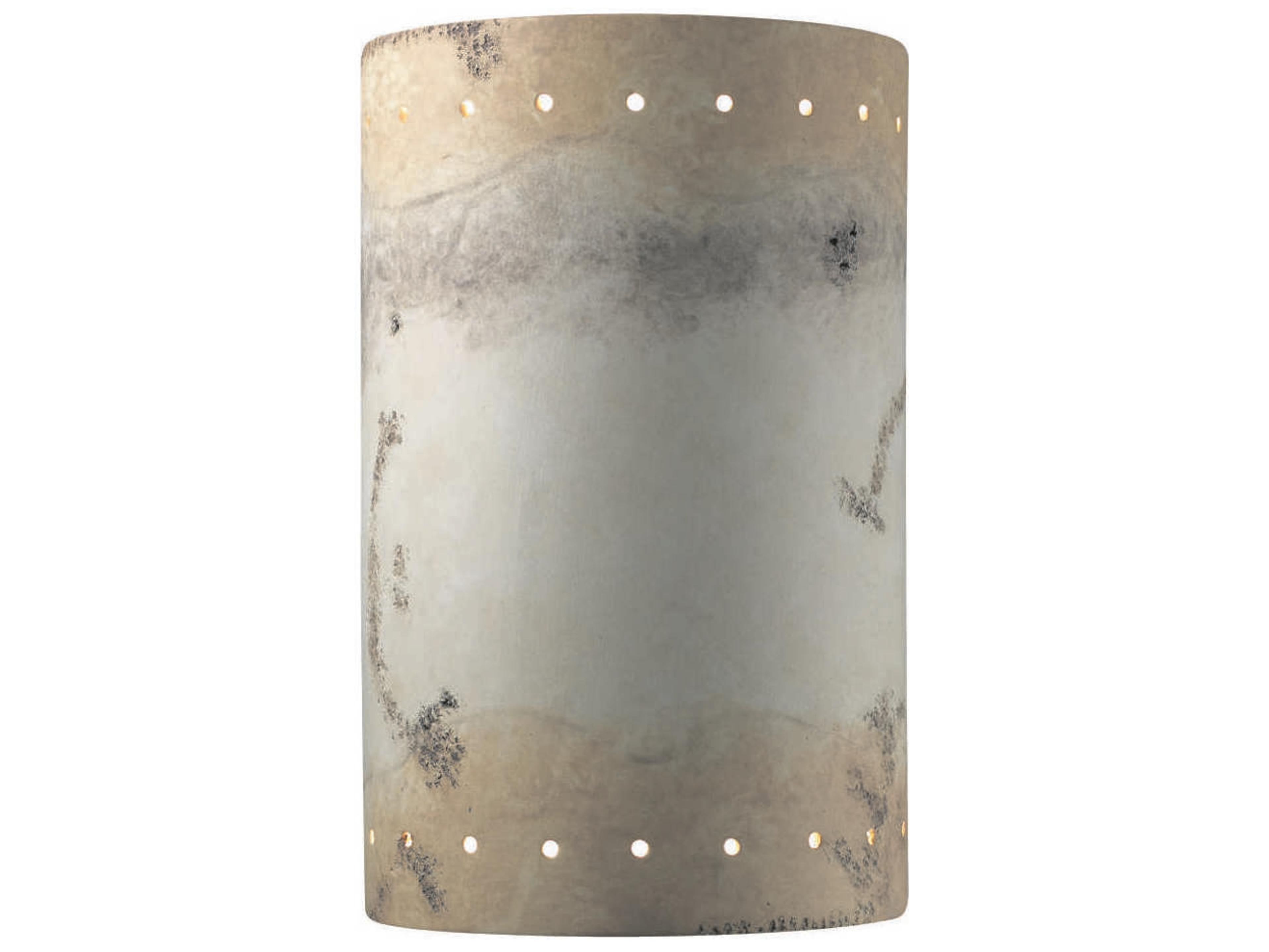 Justice Design Group Ambiance 2-Light White Wall Sconce