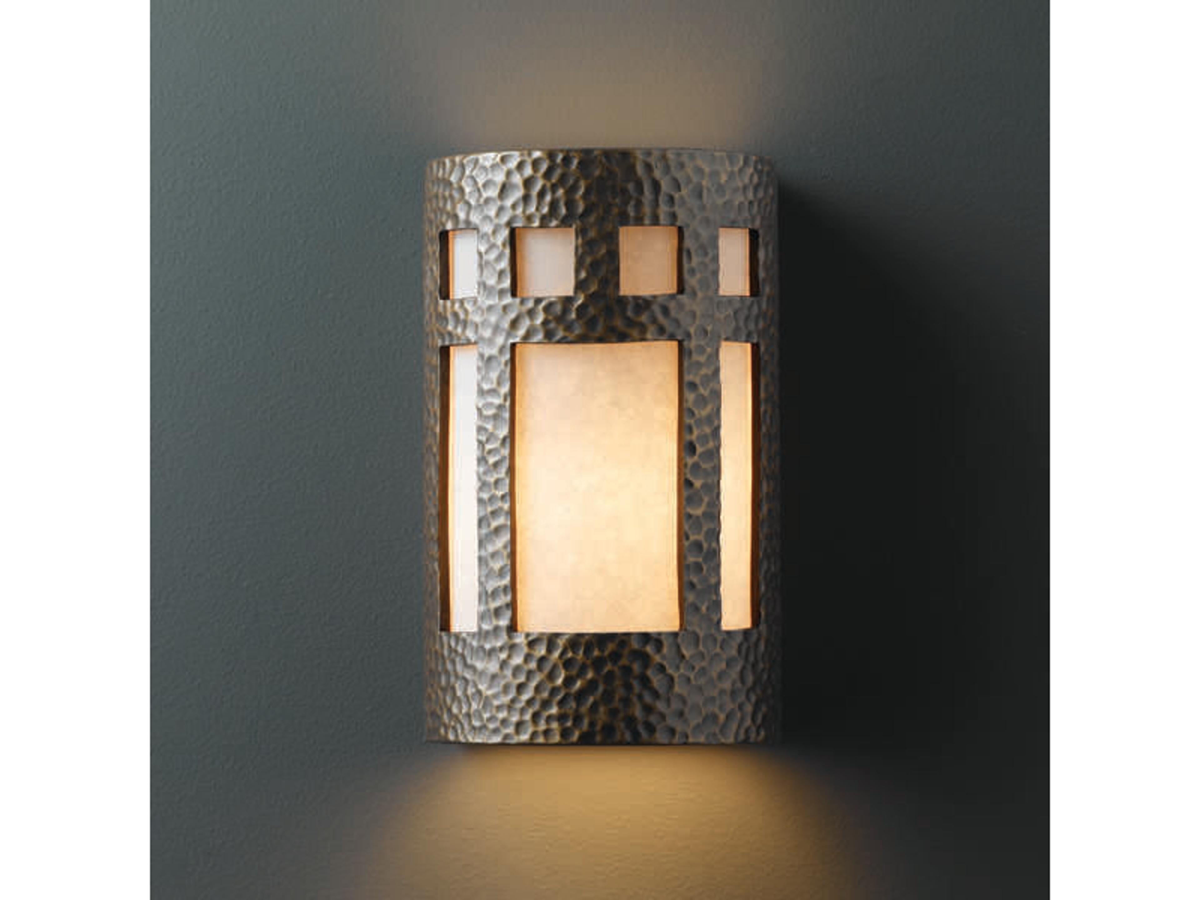 Justice Design Group Ambiance 1-Light Bronze Wall Sconce