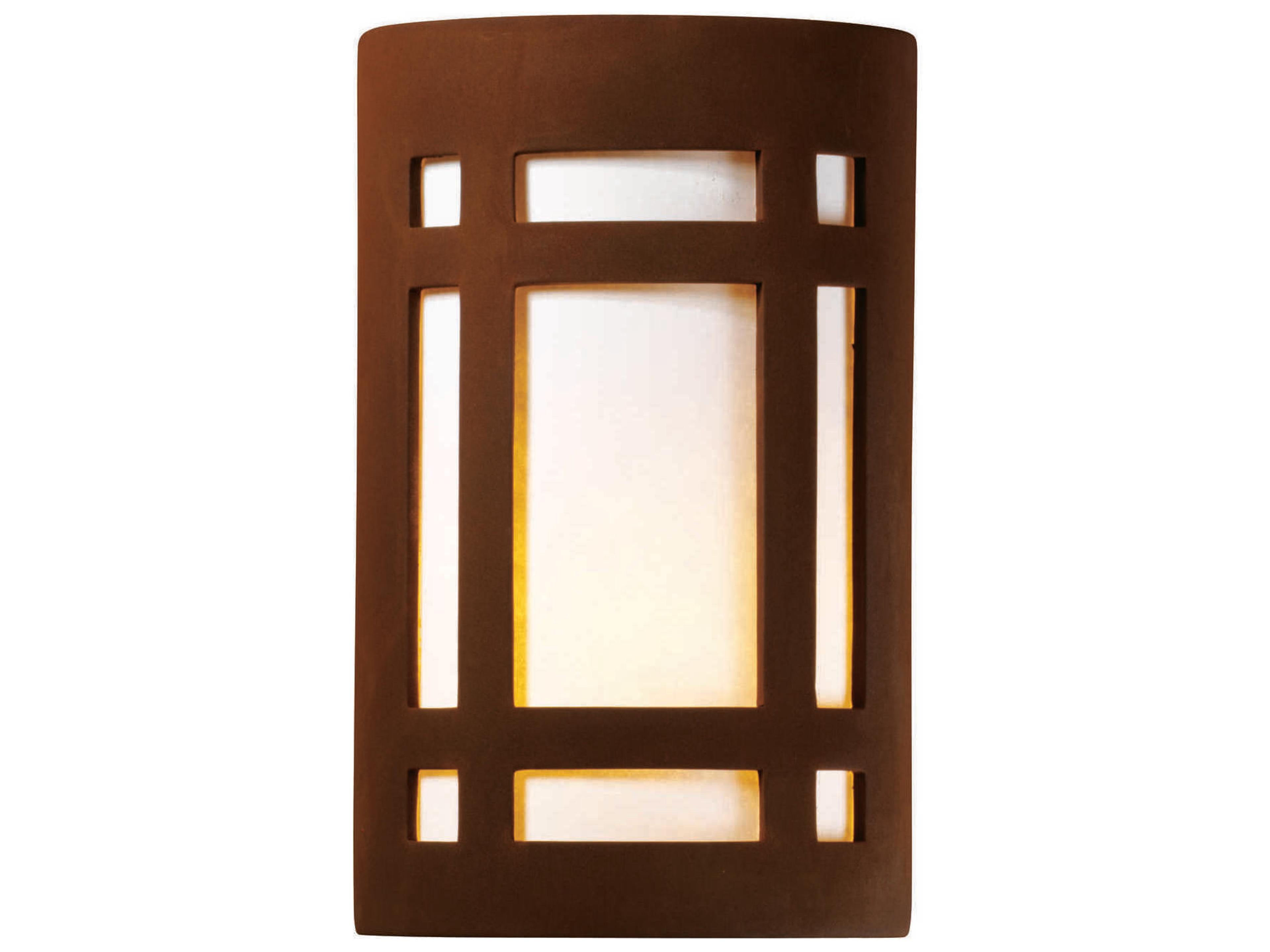 Justice Design Group Ambiance 1-Light Green Wall Sconce