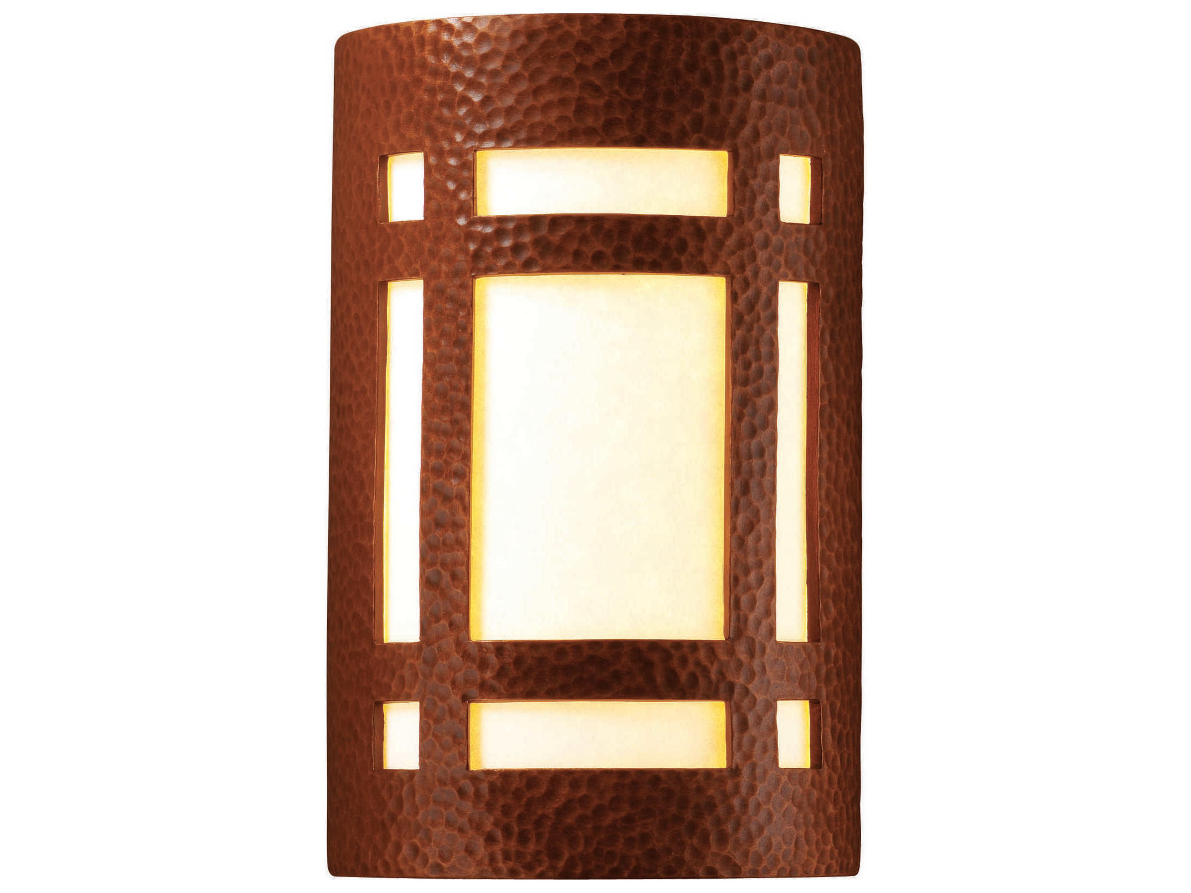 Justice Design Group Ambiance 2-Light Bronze Wall Sconce