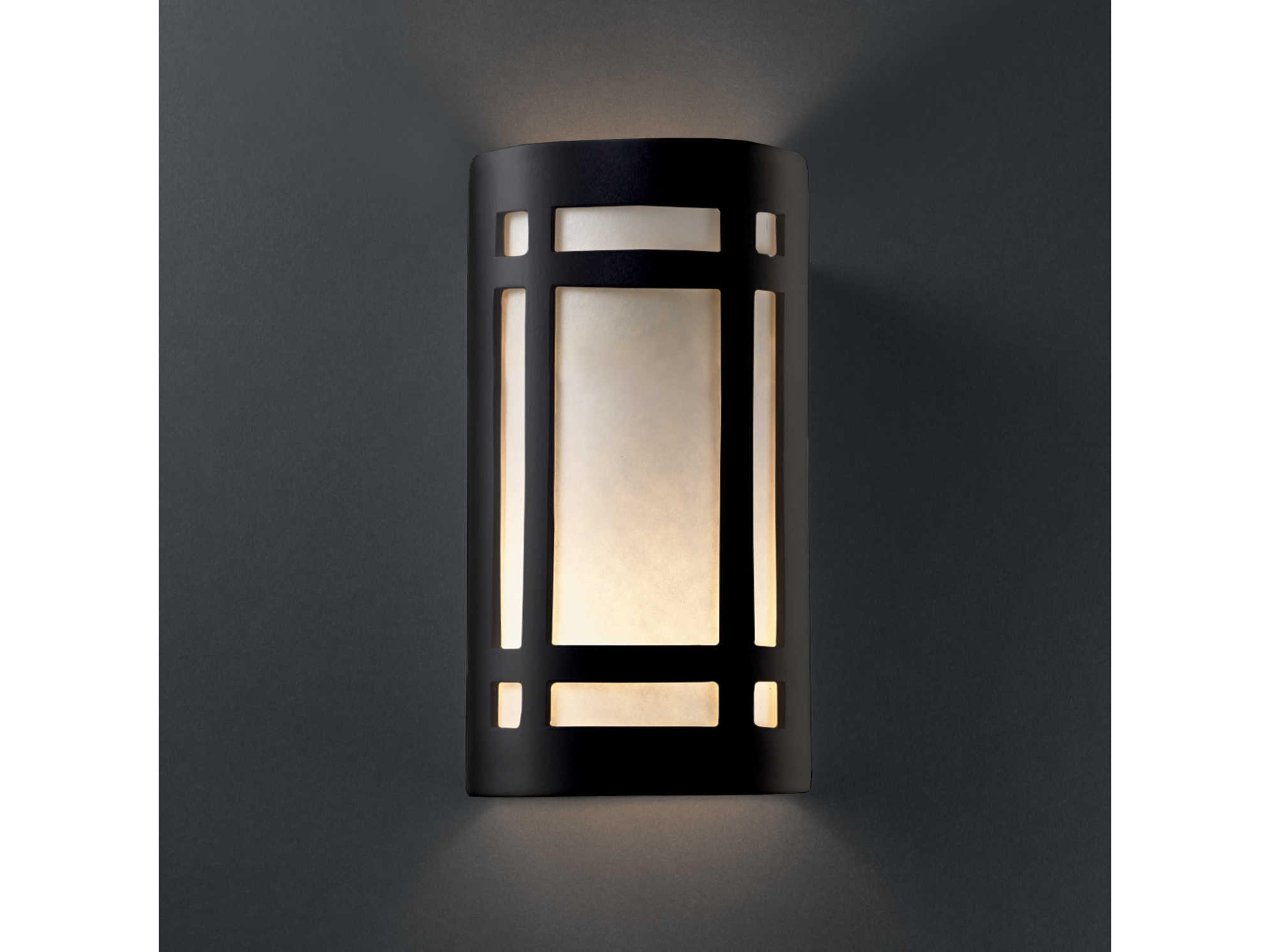 Justice Design Group Ambiance 2-Light Bronze Wall Sconce