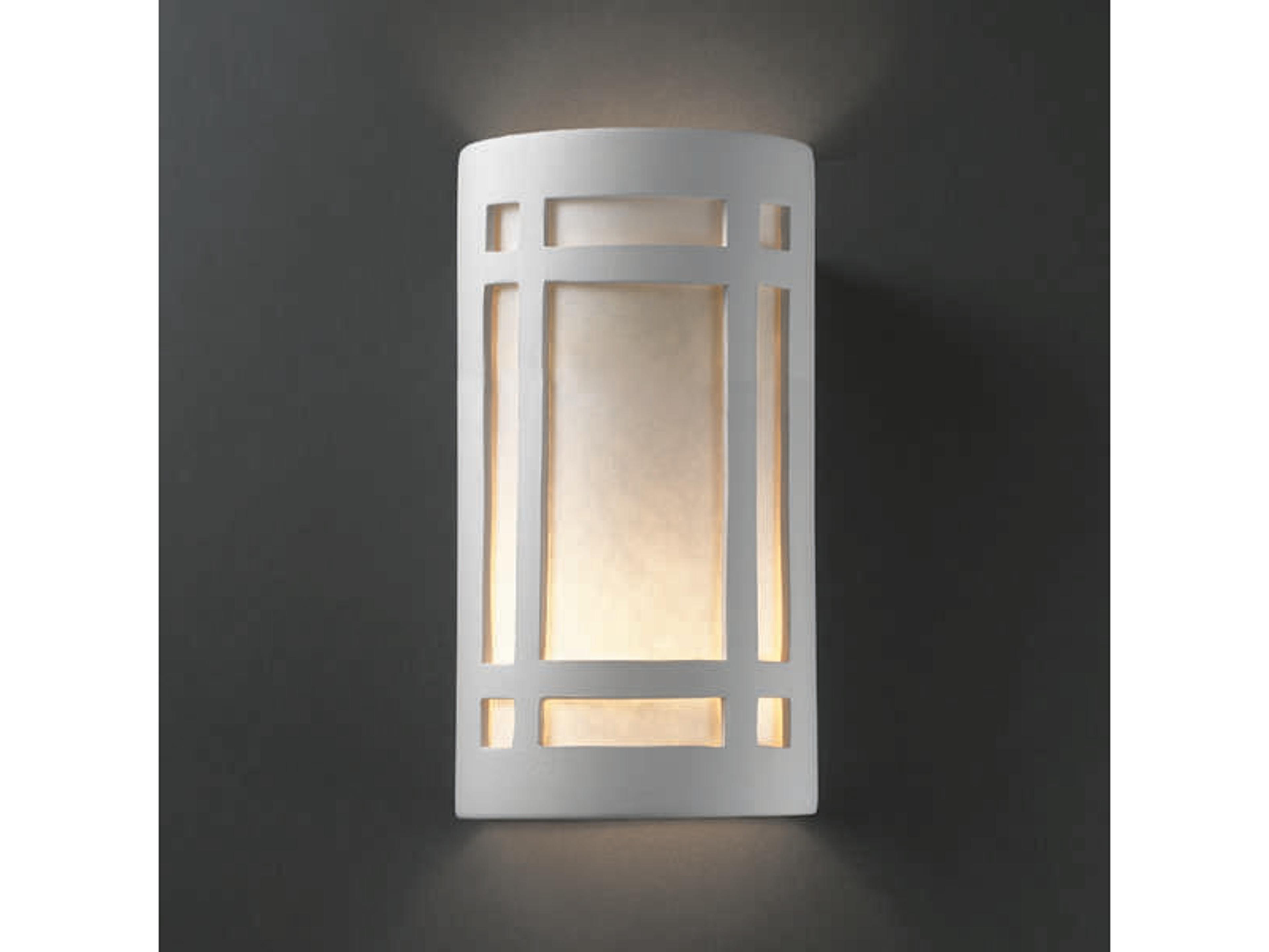 Justice Design Group Ambiance 2-Light Bronze Wall Sconce