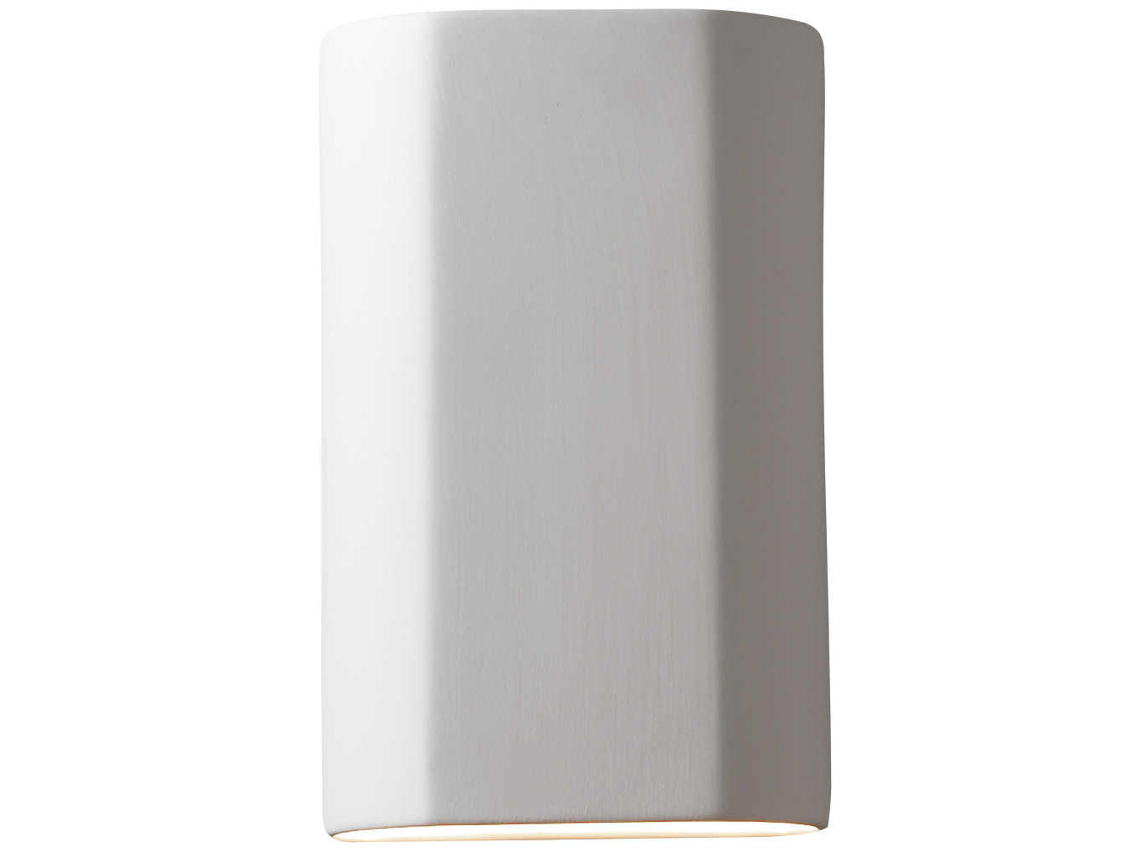 Ambiance 1-Light White Wall Sconce