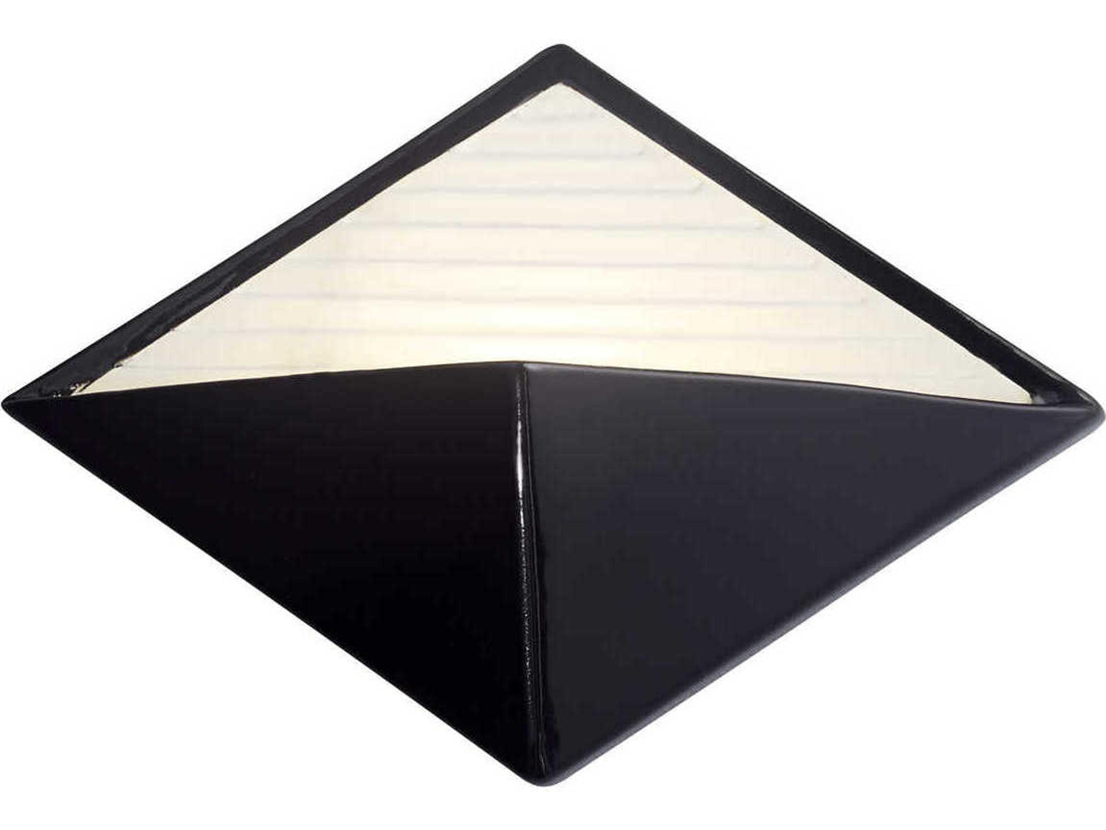 Justice Design Group Ambiance White LED Wall Sconce