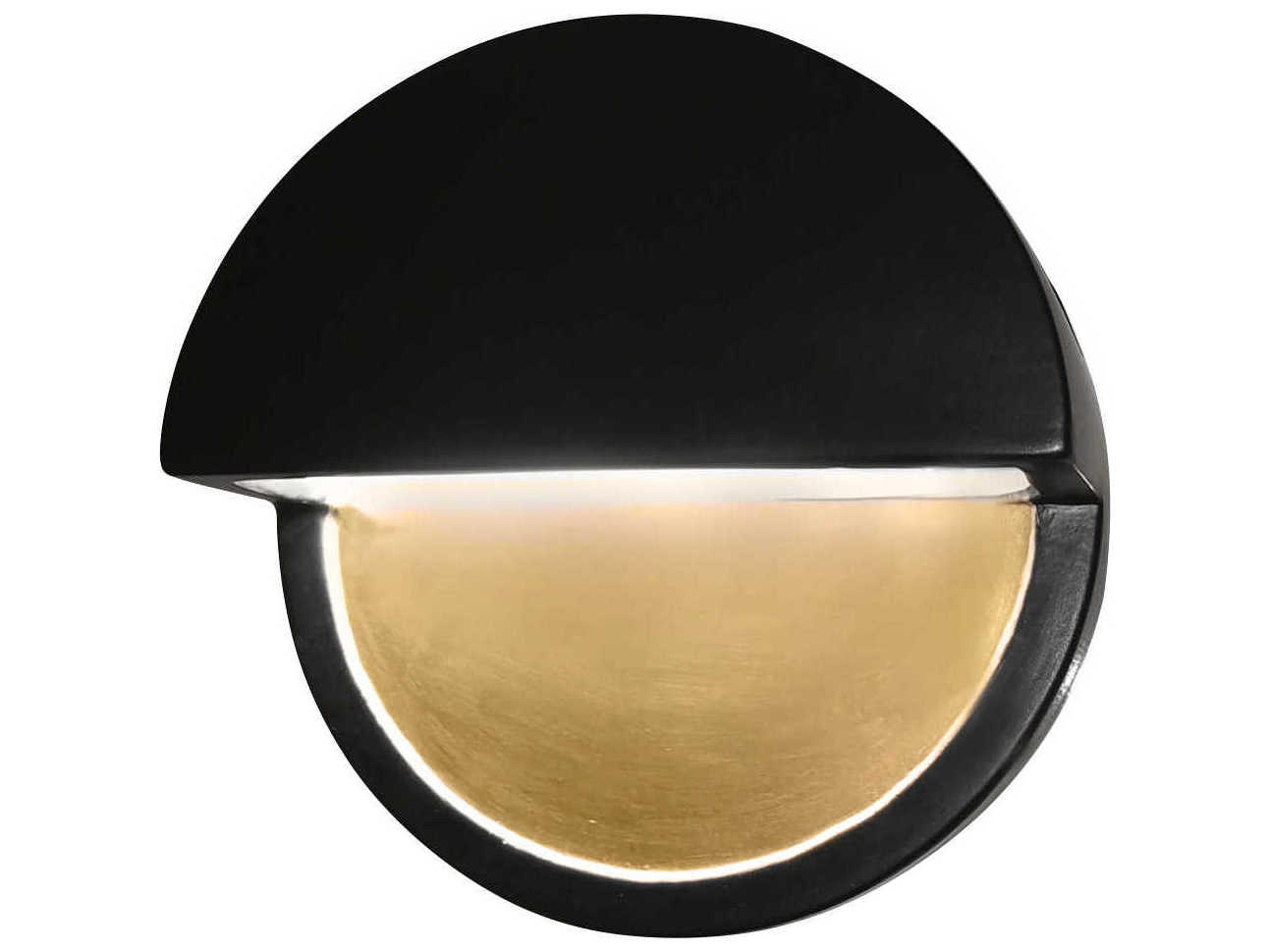 Justice Design Group Ambiance White LED Wall Sconce