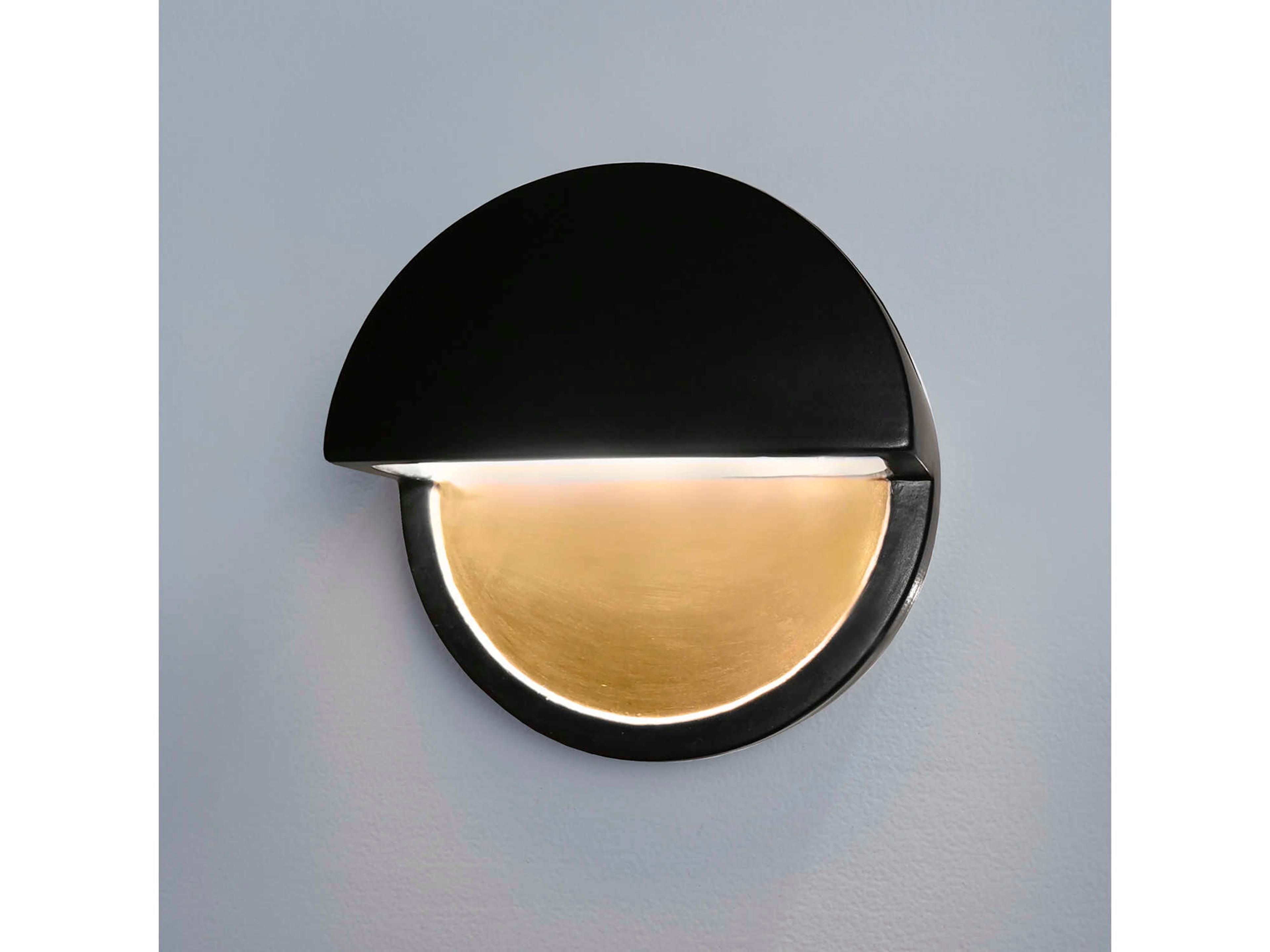 Justice Design Group Ambiance White LED Wall Sconce