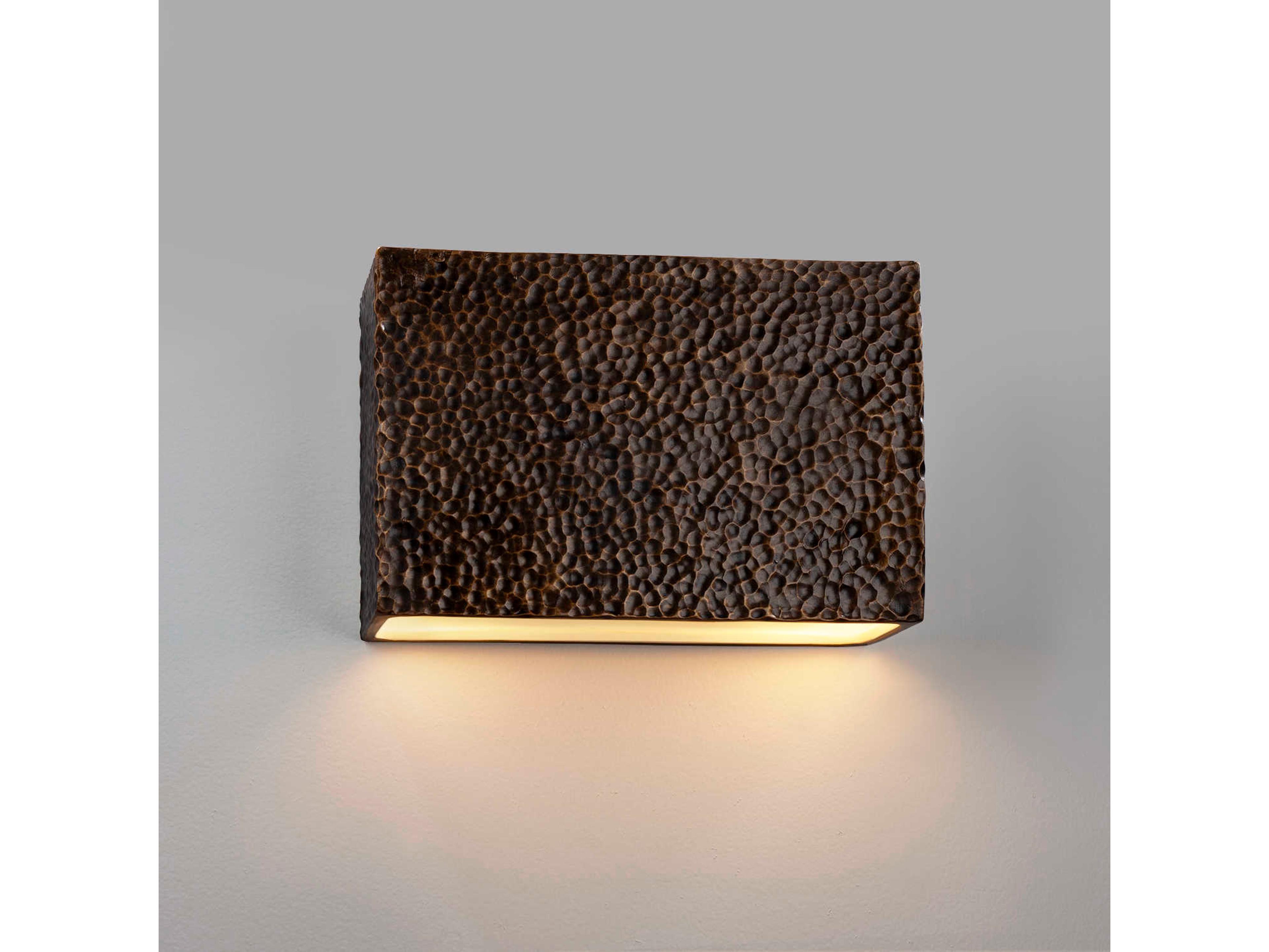 Justice Design Group Ambiance 2-Light White Wall Sconce