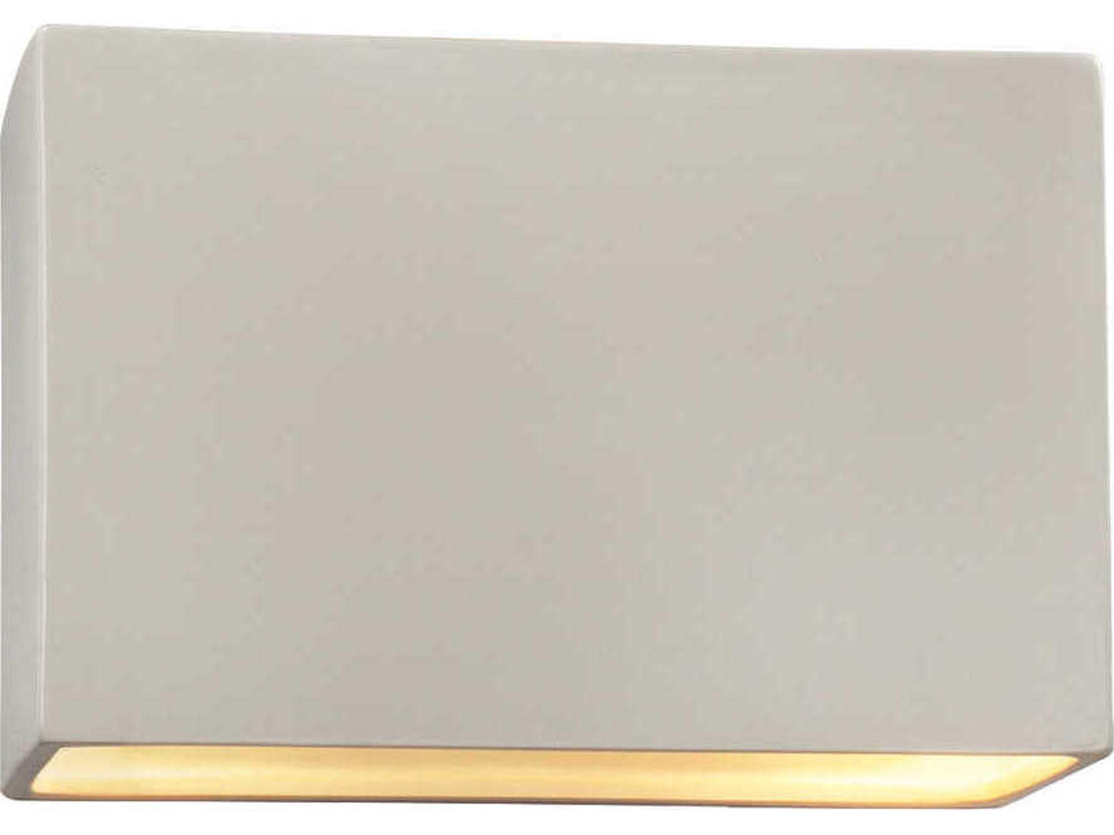 Justice Design Group Ambiance 2-Light White Wall Sconce