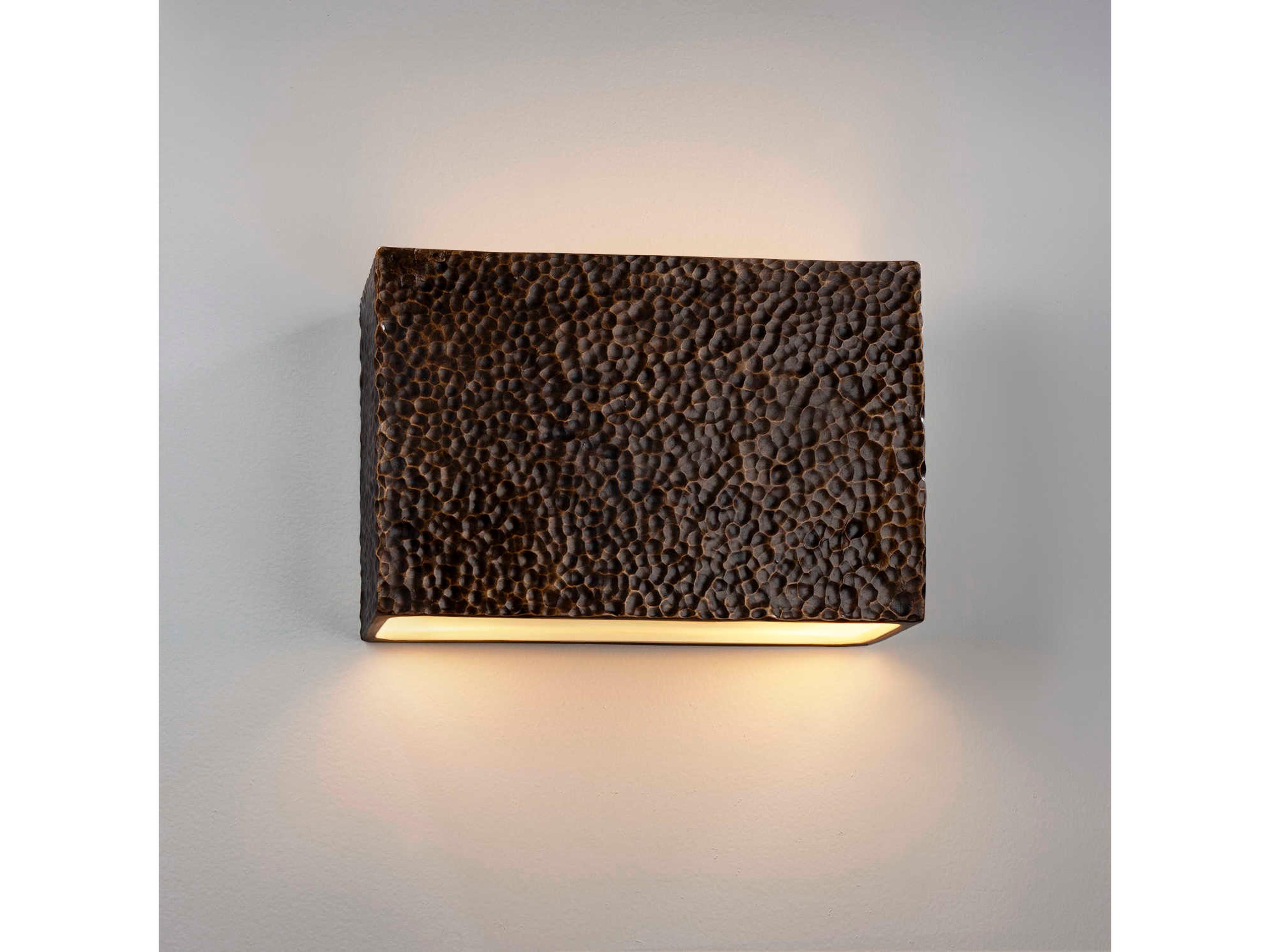 Justice Design Group Ambiance 2-Light White Wall Sconce