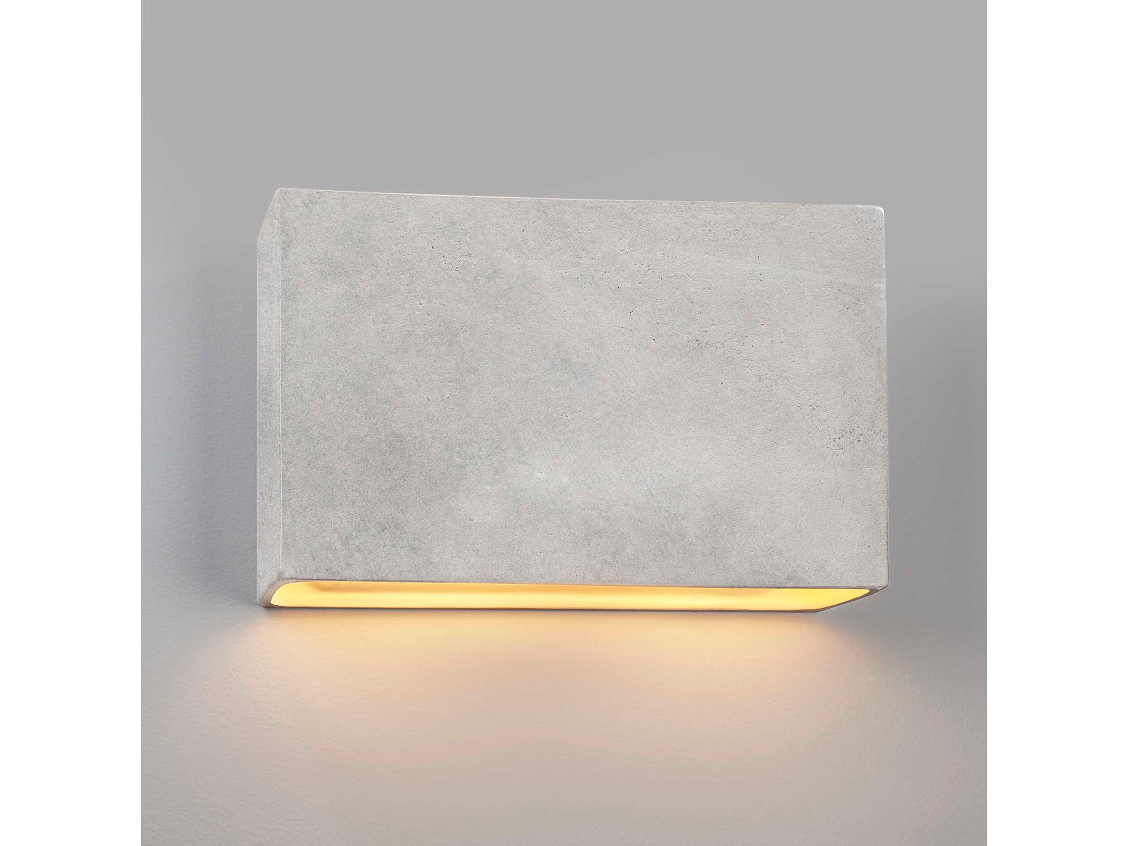 Justice Design Group Ambiance 2-Light Gray Wall Sconce