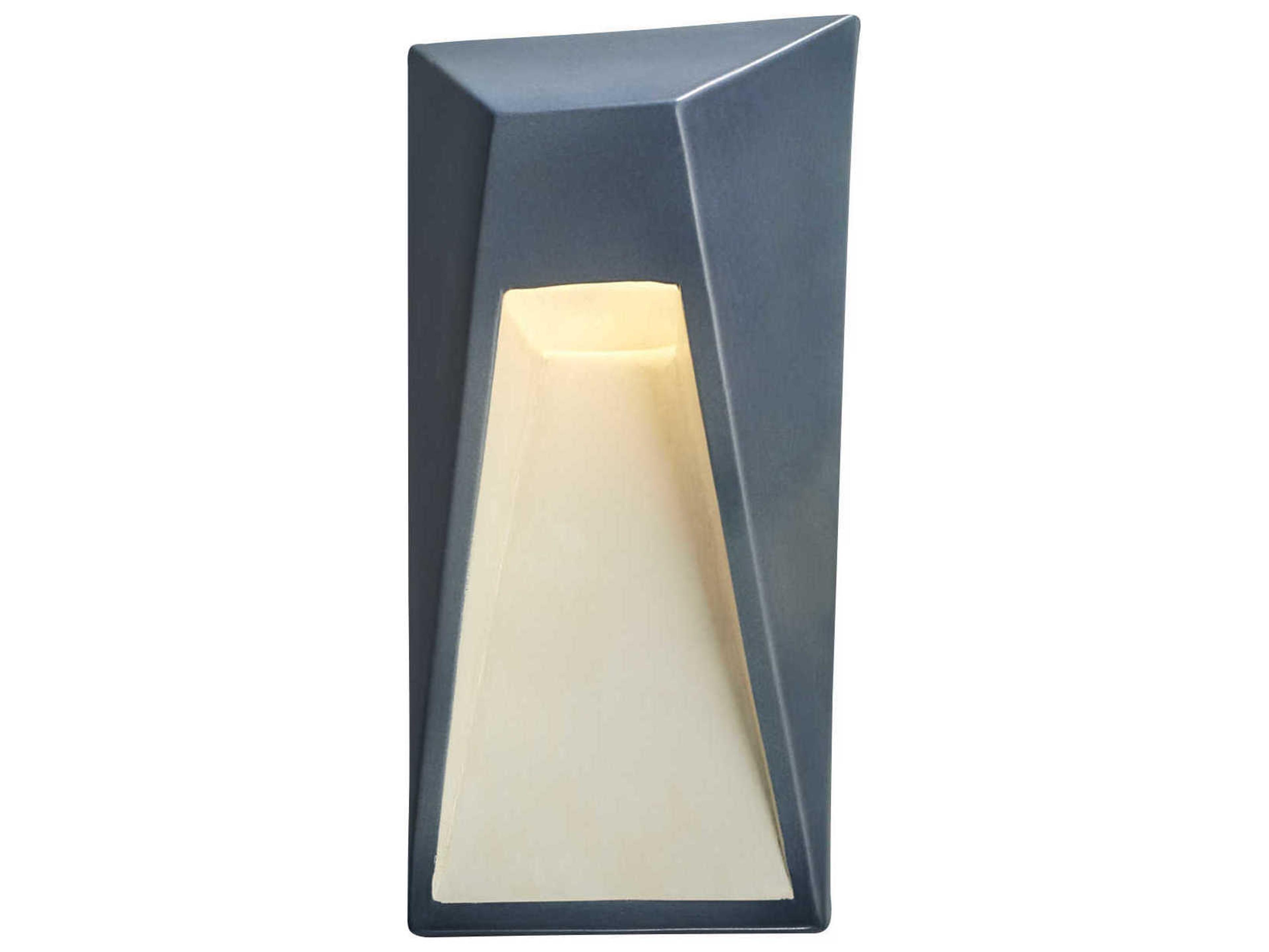 Justice Design Group Ambiance White LED Wall Sconce