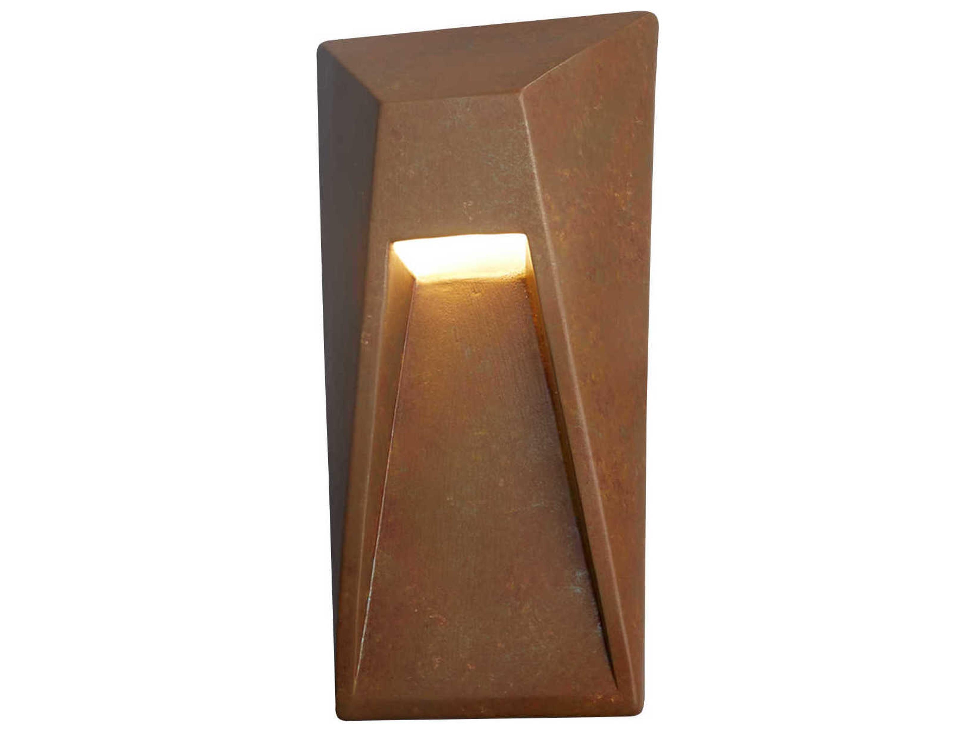 Justice Design Group Ambiance White LED Wall Sconce