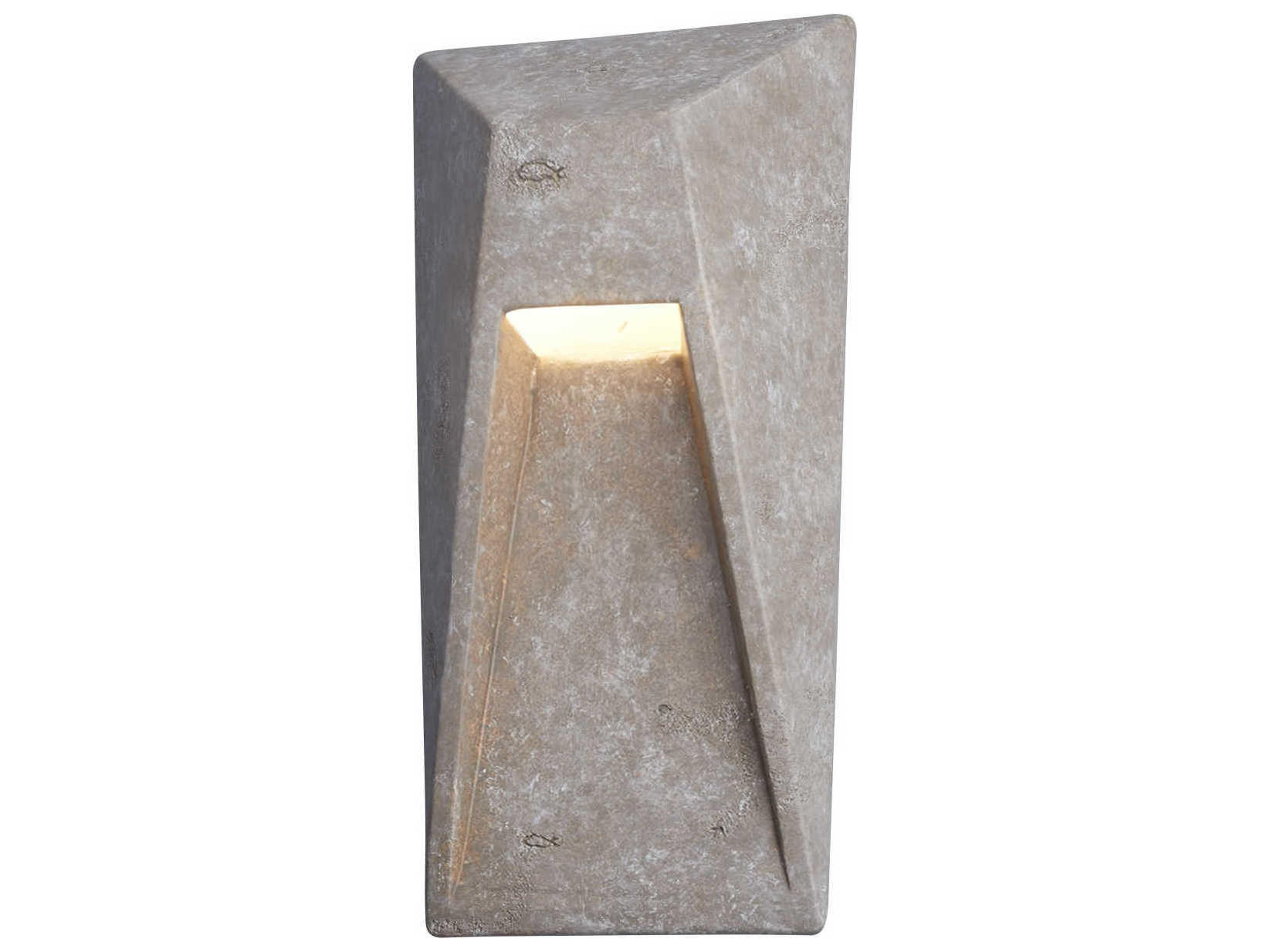 Justice Design Group Ambiance White LED Wall Sconce