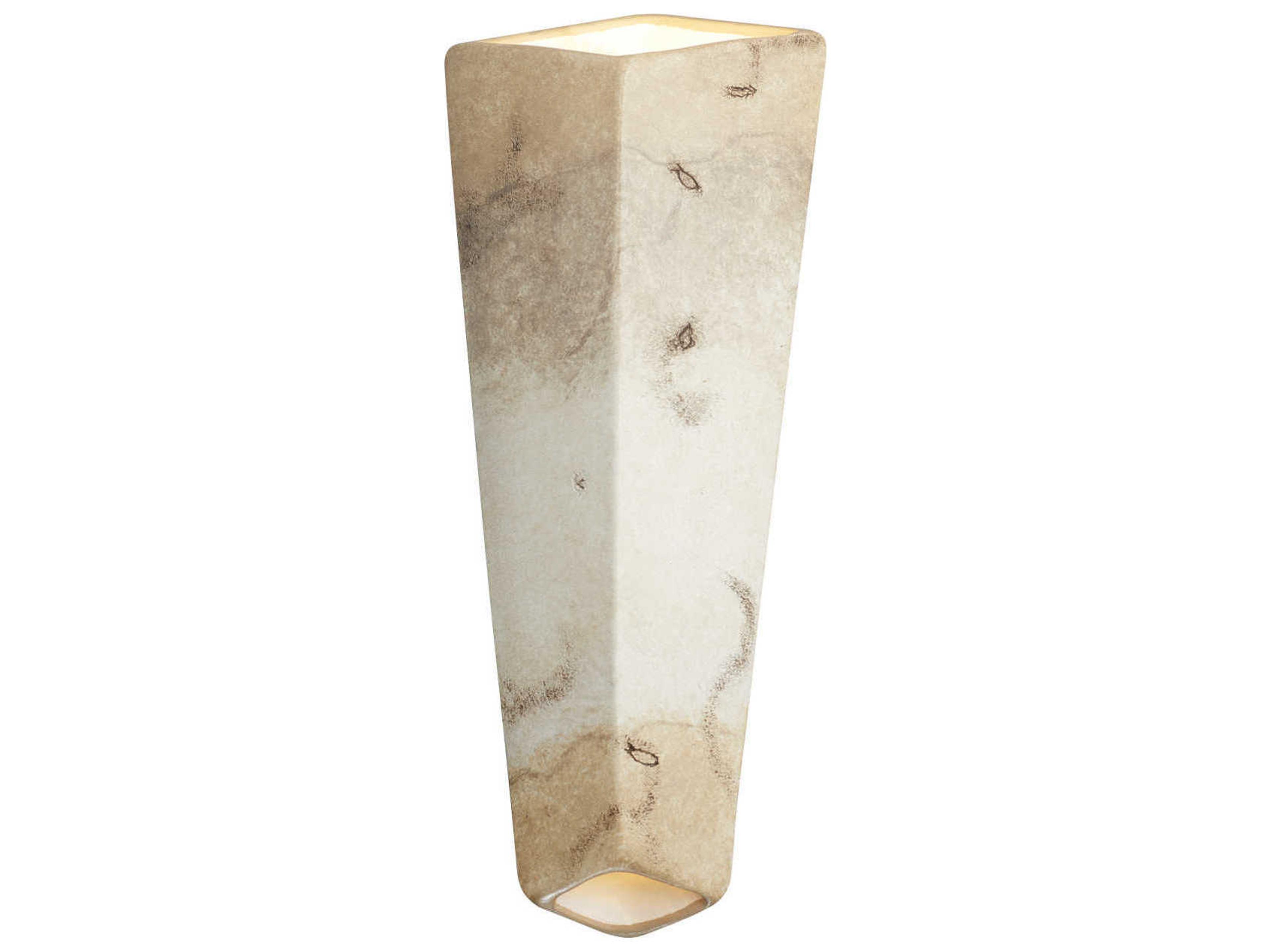Justice Design Group Ambiance White LED Wall Sconce