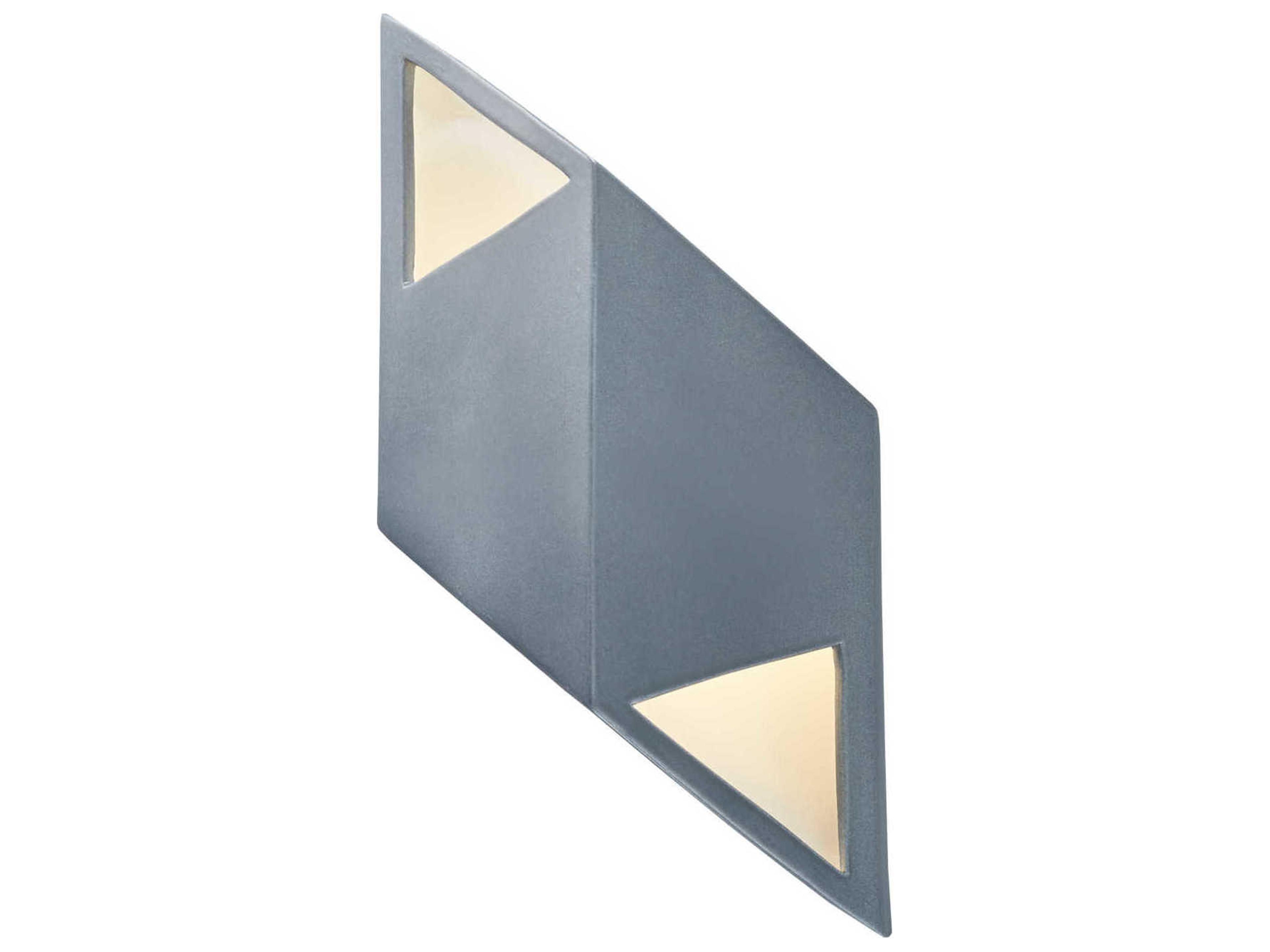 Justice Design Group Ambiance White LED Wall Sconce
