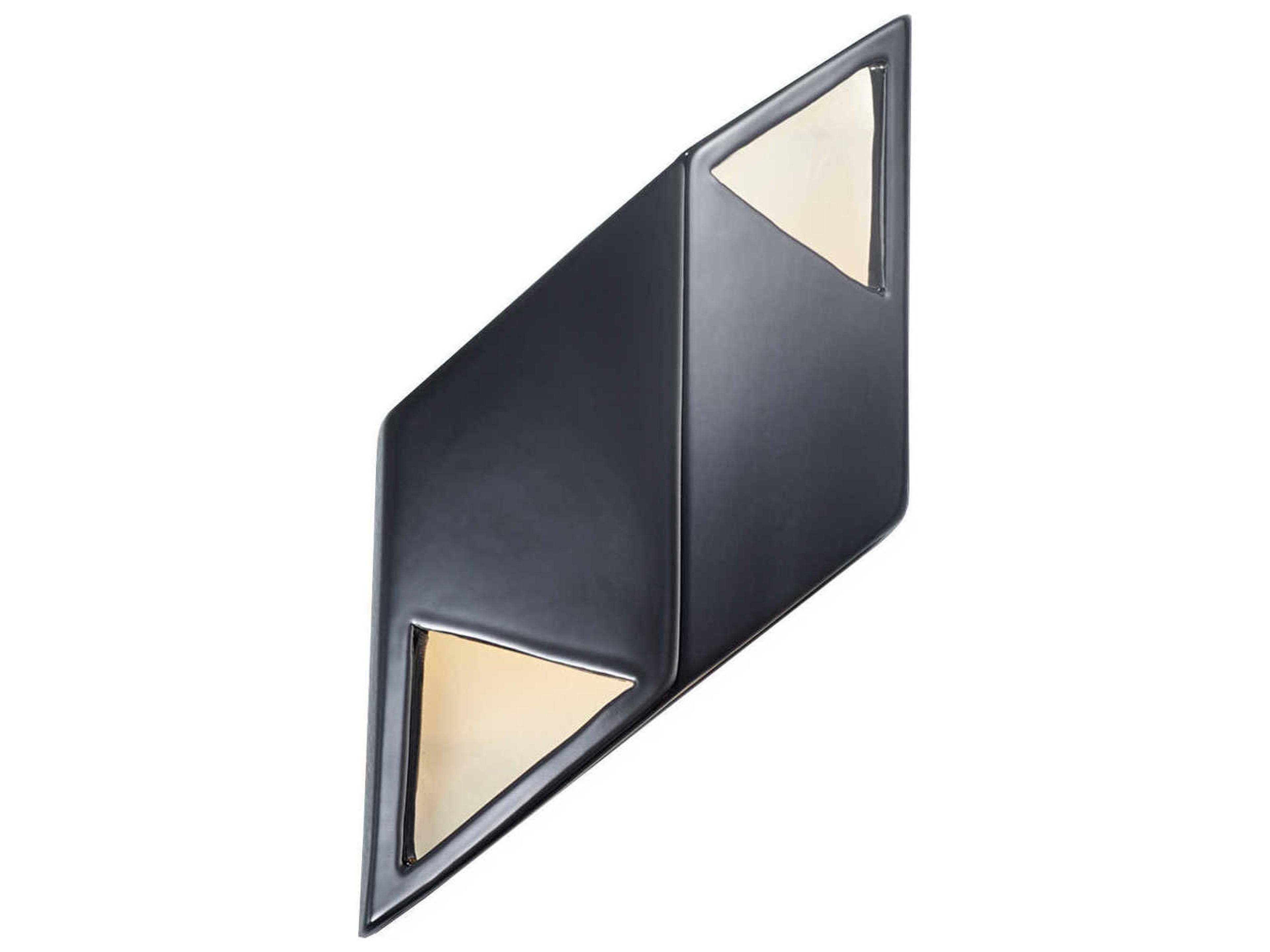 Justice Design Group Ambiance White LED Wall Sconce
