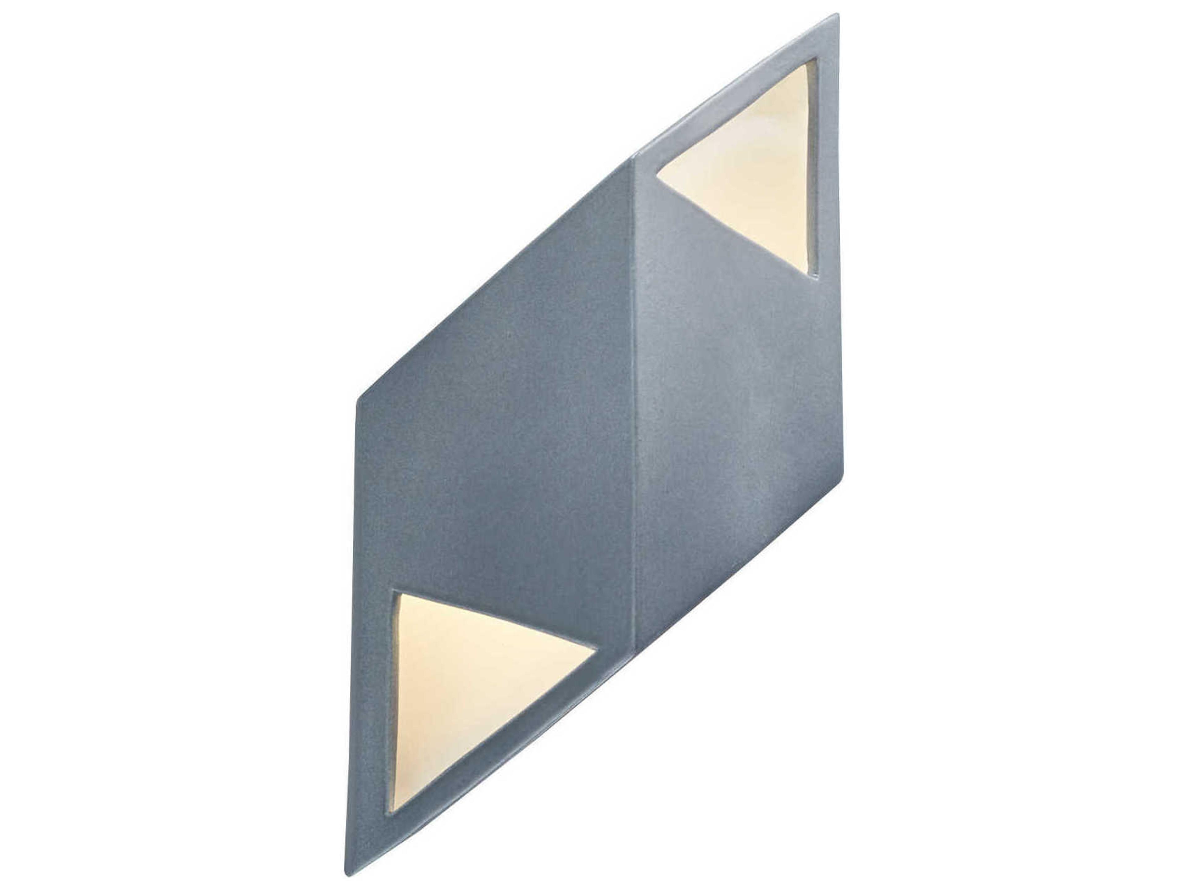 Justice Design Group Ambiance White LED Wall Sconce