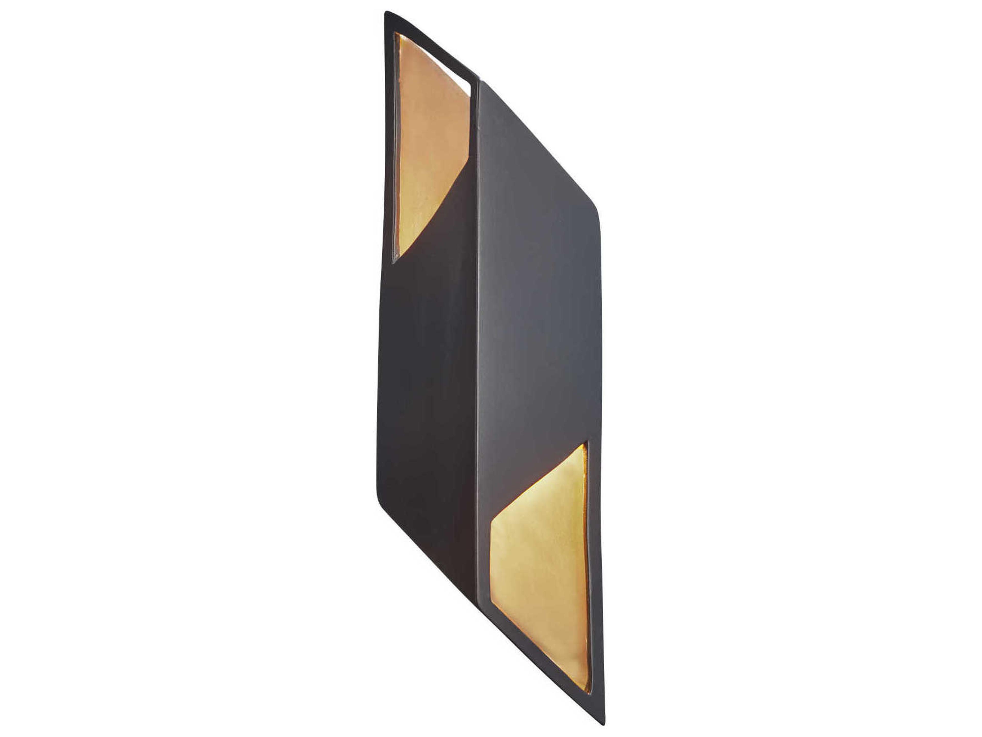 Justice Design Group Ambiance White LED Wall Sconce