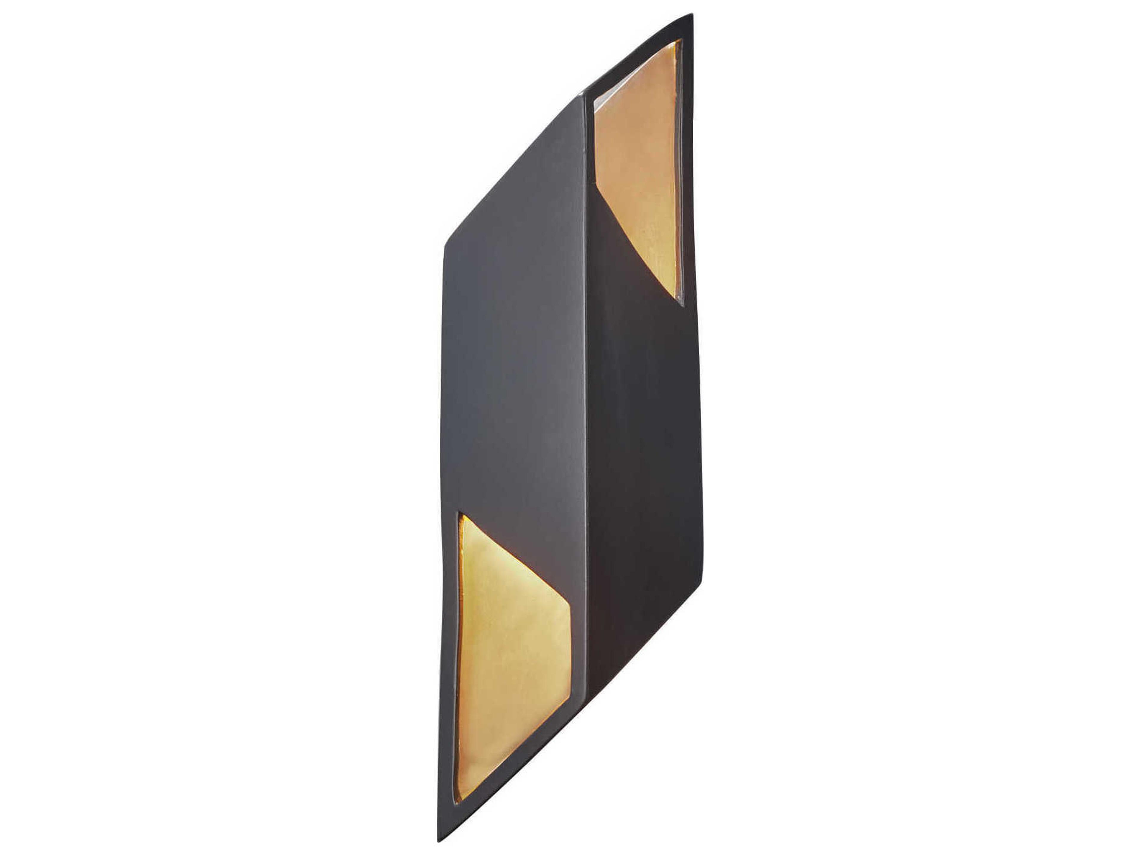Justice Design Group Ambiance White LED Wall Sconce