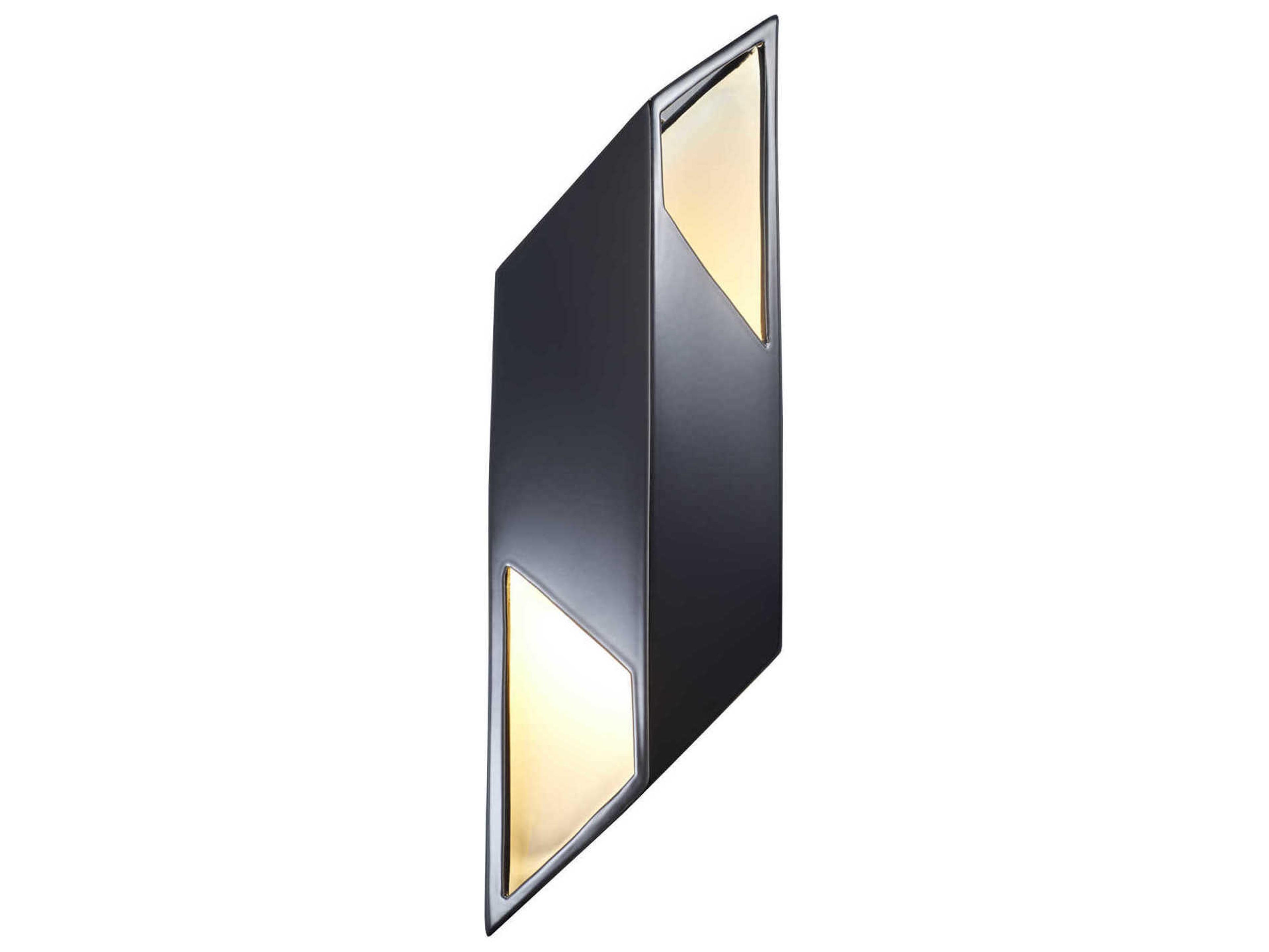 Justice Design Group Ambiance White LED Wall Sconce