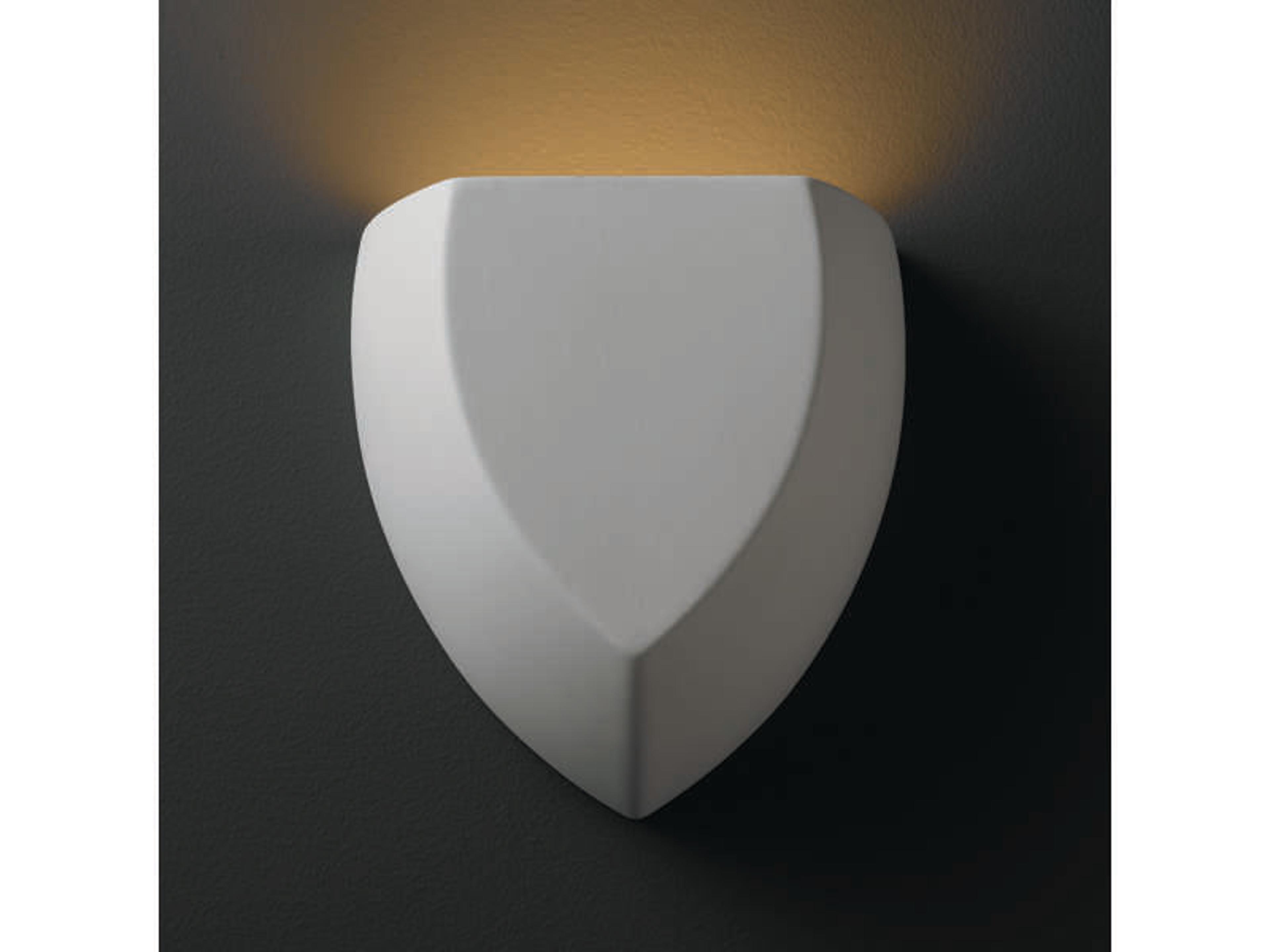 Justice Design Group Ambiance 1-Light Gray Wall Sconce