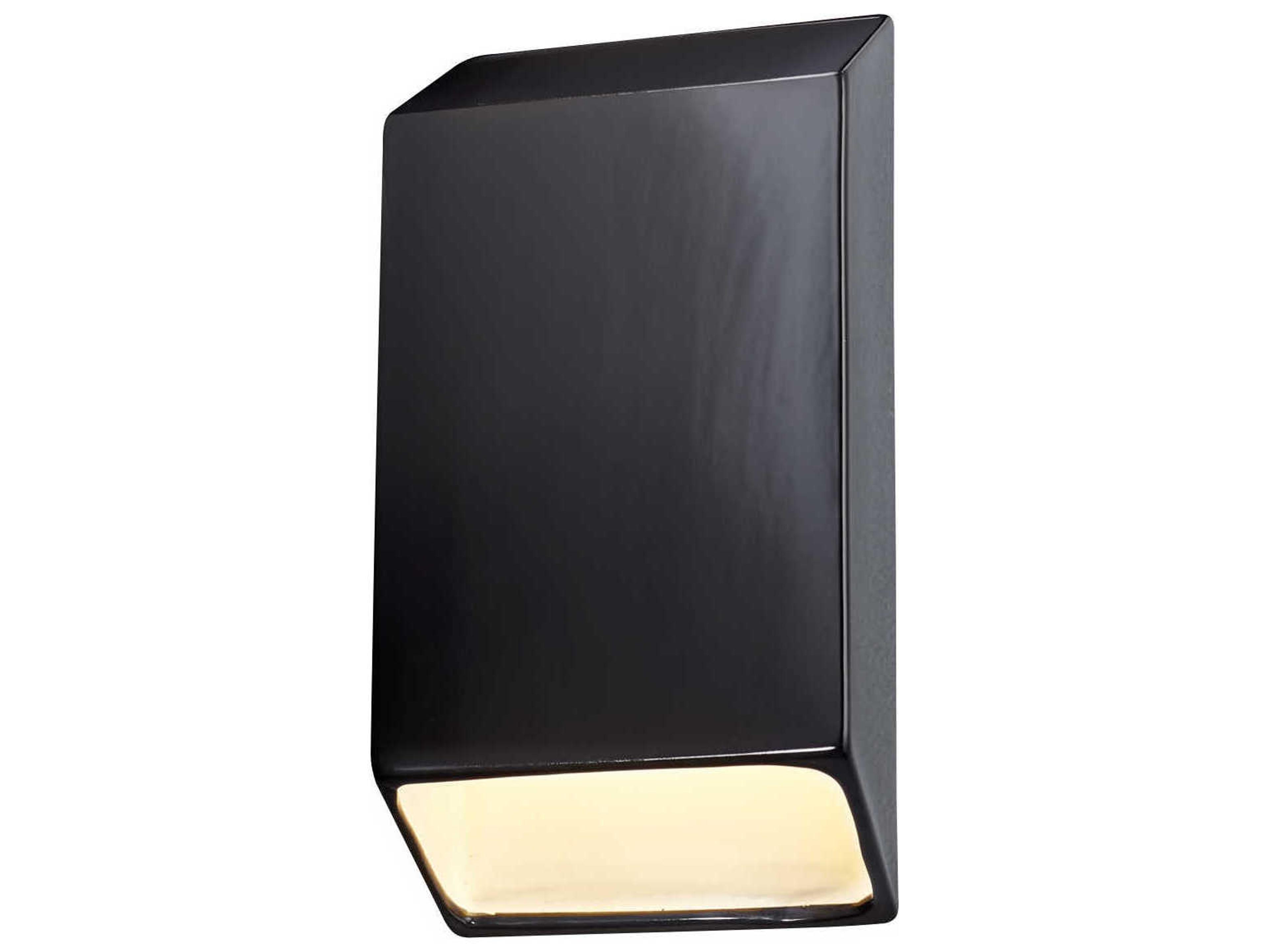 Justice Design Group Ambiance White LED Wall Sconce