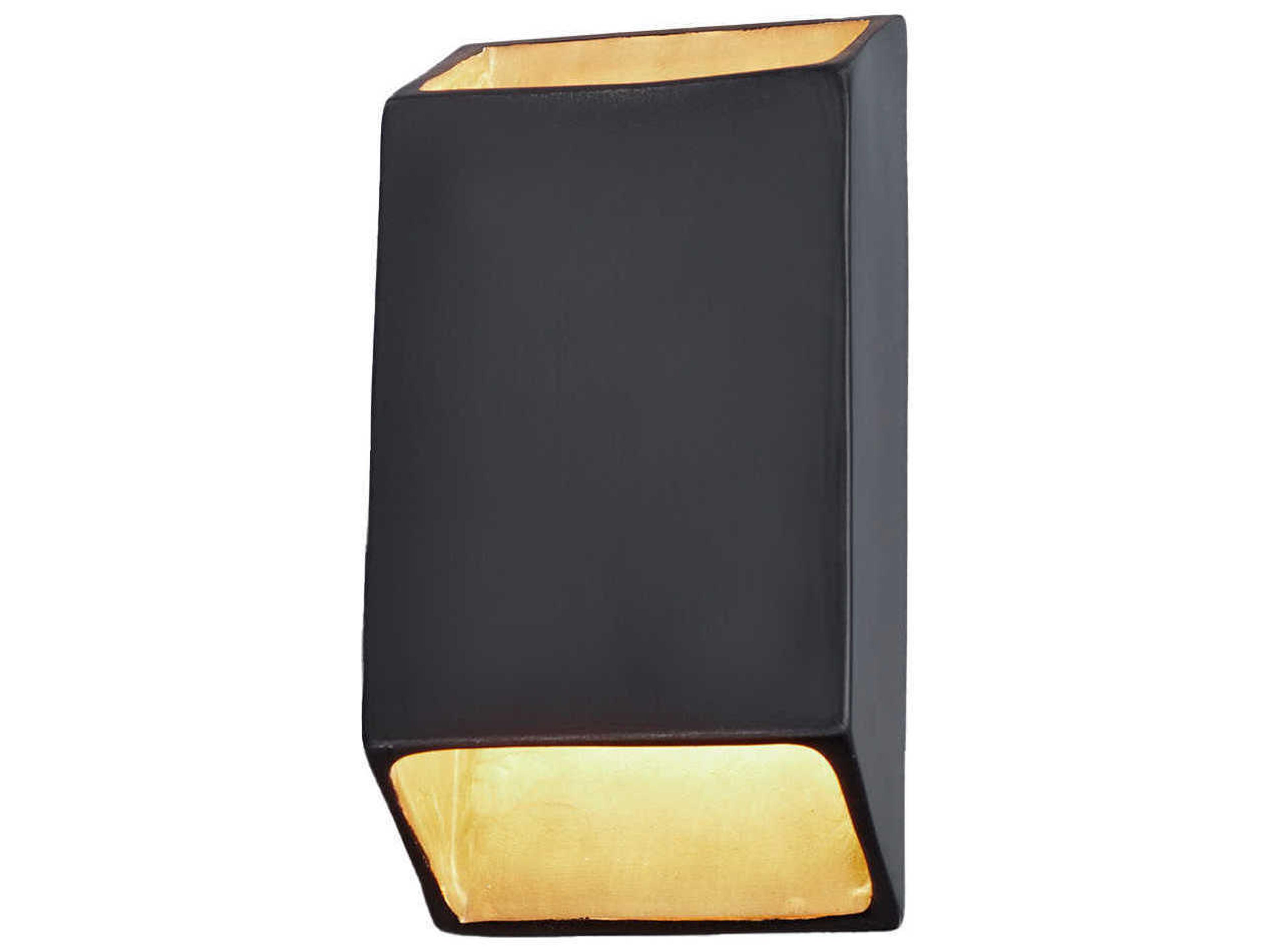 Justice Design Group Ambiance White LED Wall Sconce