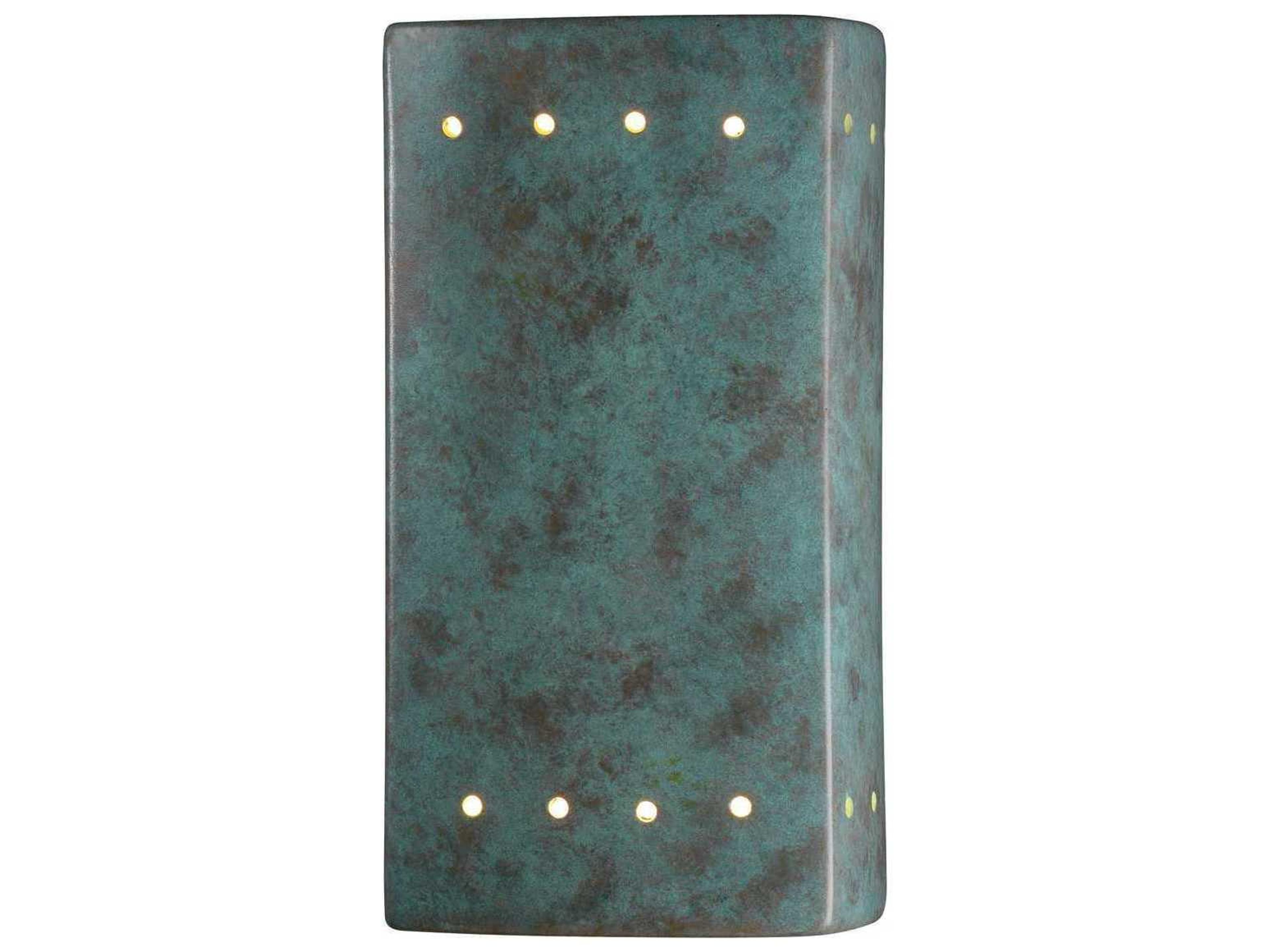 Justice Design Group Ambiance 1-Light White Wall Sconce