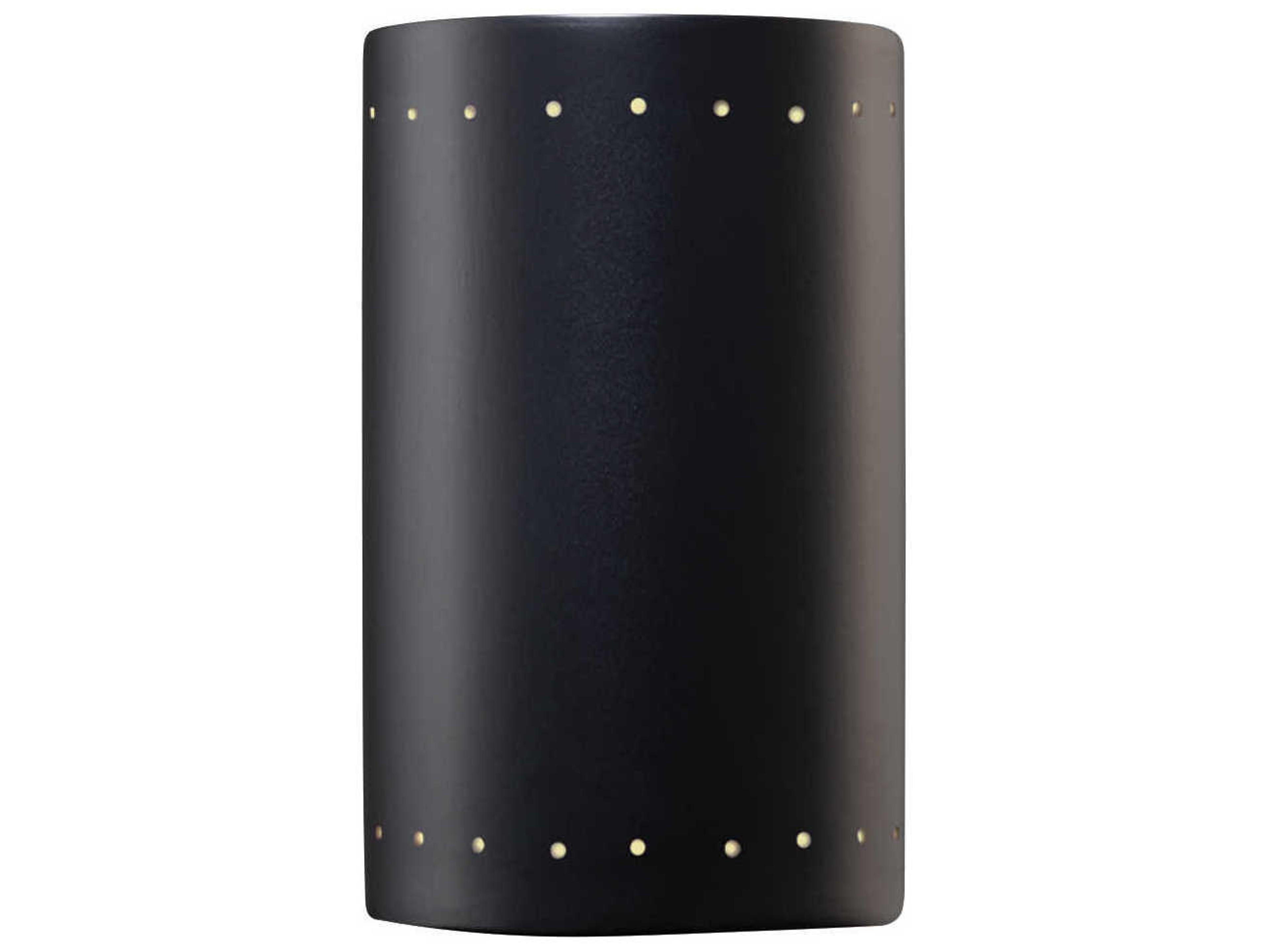 Justice Design Group Ambiance 1-Light Gray Wall Sconce