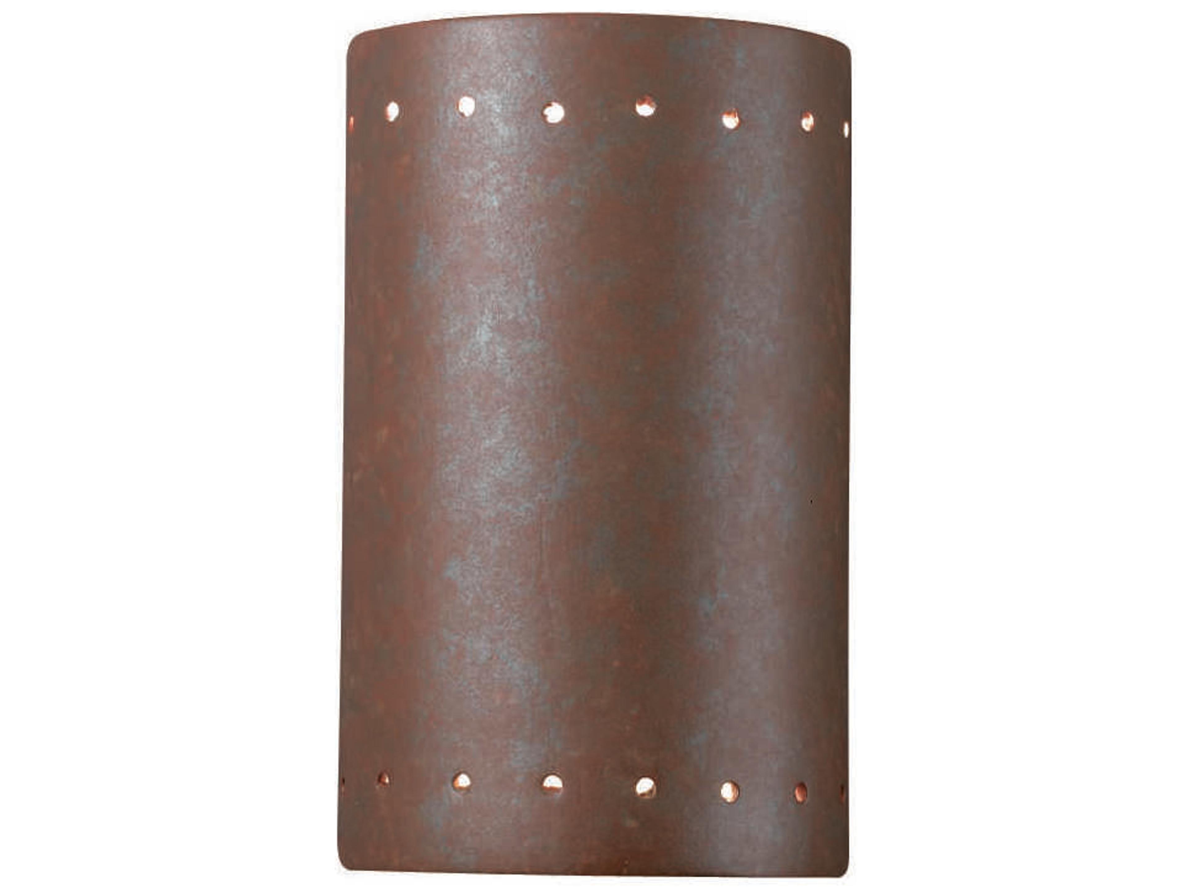 Justice Design Group Ambiance 1-Light Black Wall Sconce