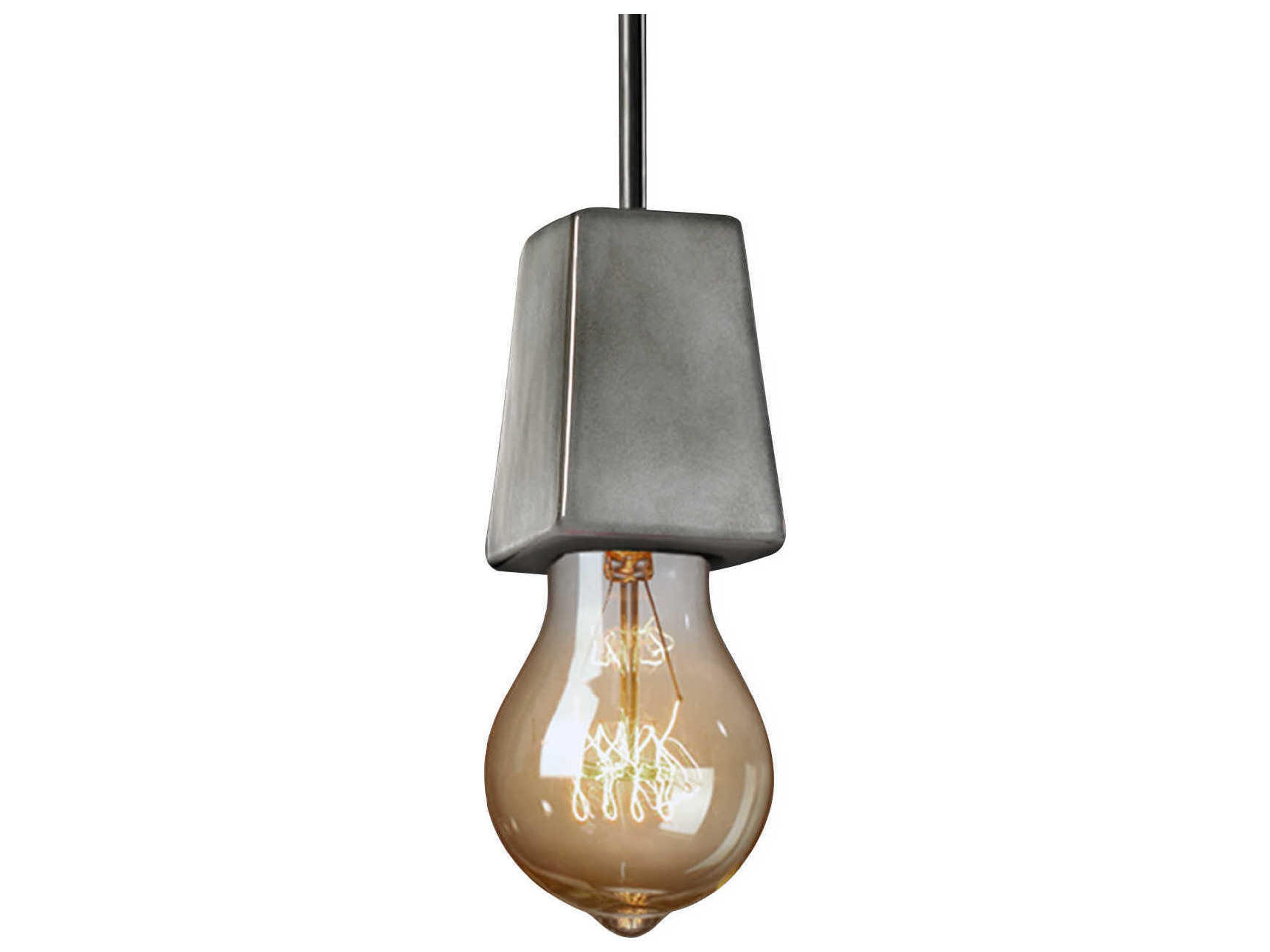 Justice Design Group Radiance 1-Light White Mini Pendant