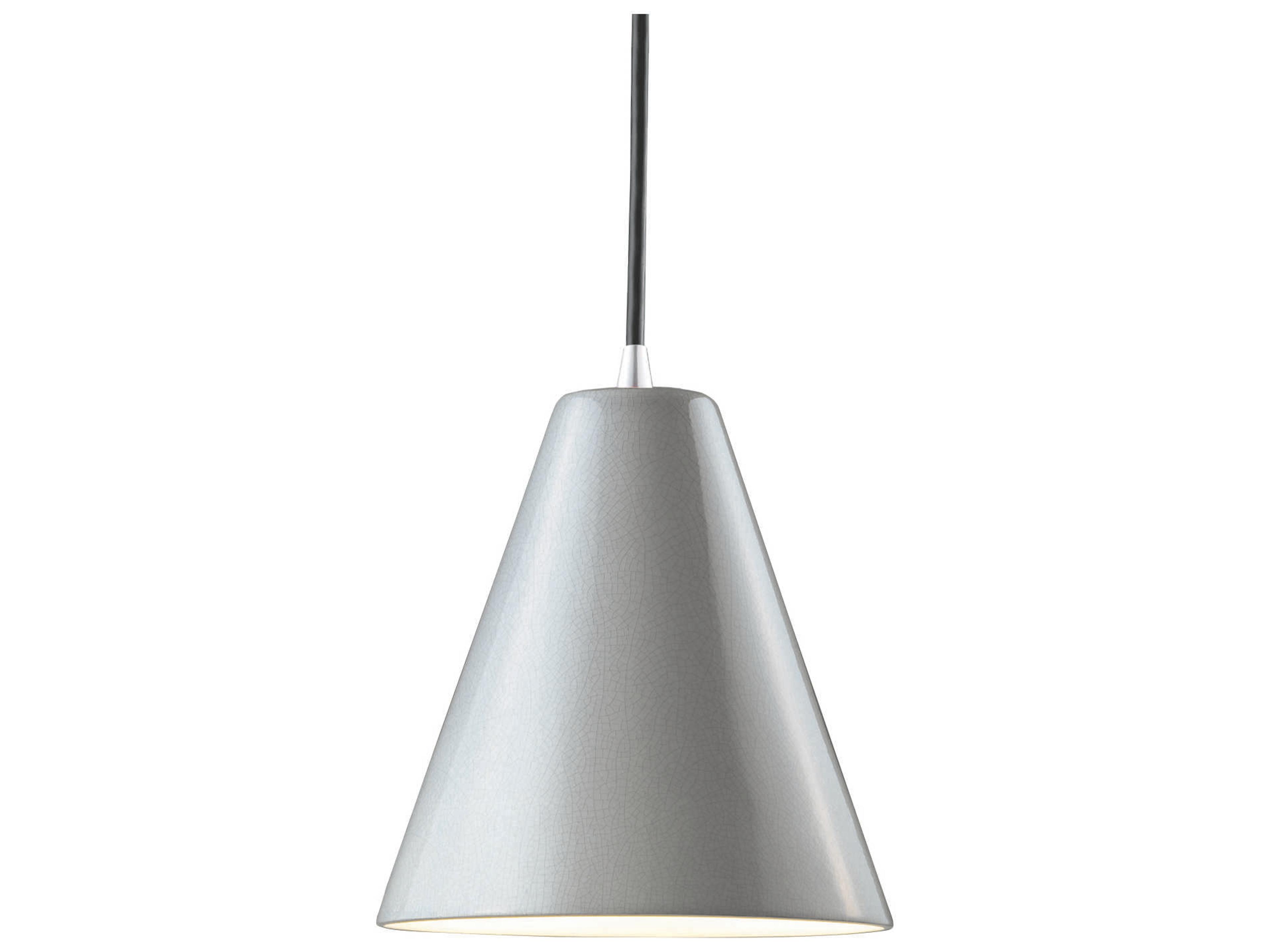 Radiance 1-Light Gray Mini Pendant